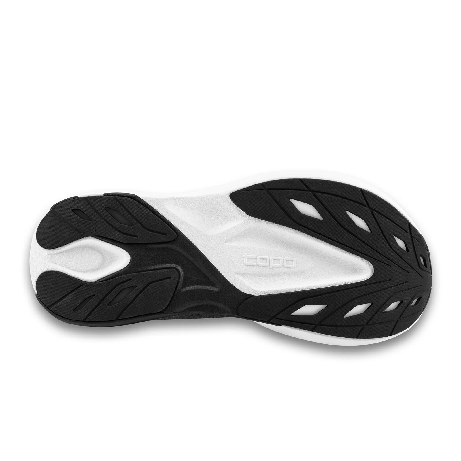 Topo Aura Running Shoe (Women) - Black/White - Image 5