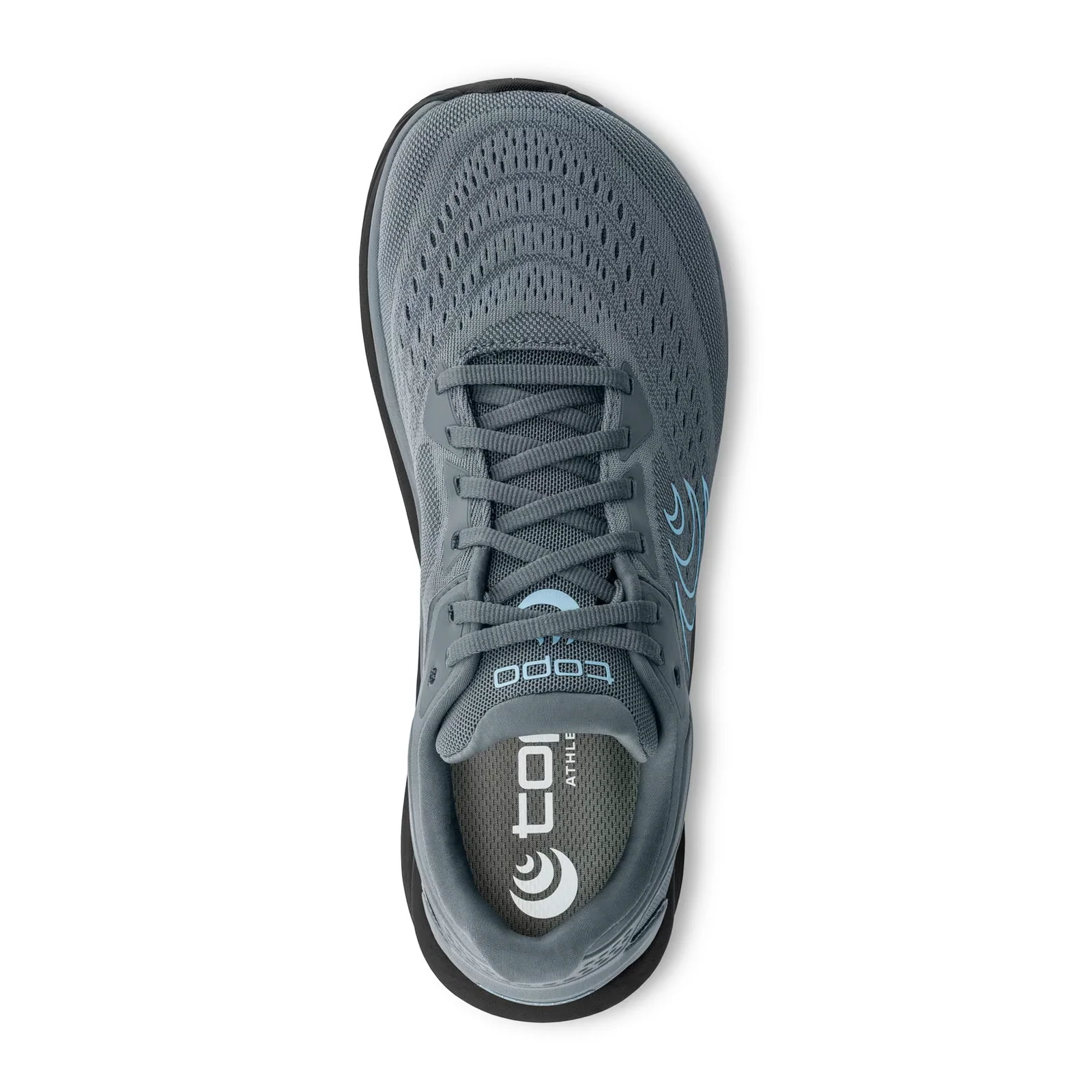 Topo Phantom 4 Waterproof Running Shoe (Women) - Grey/Blue - Image 4