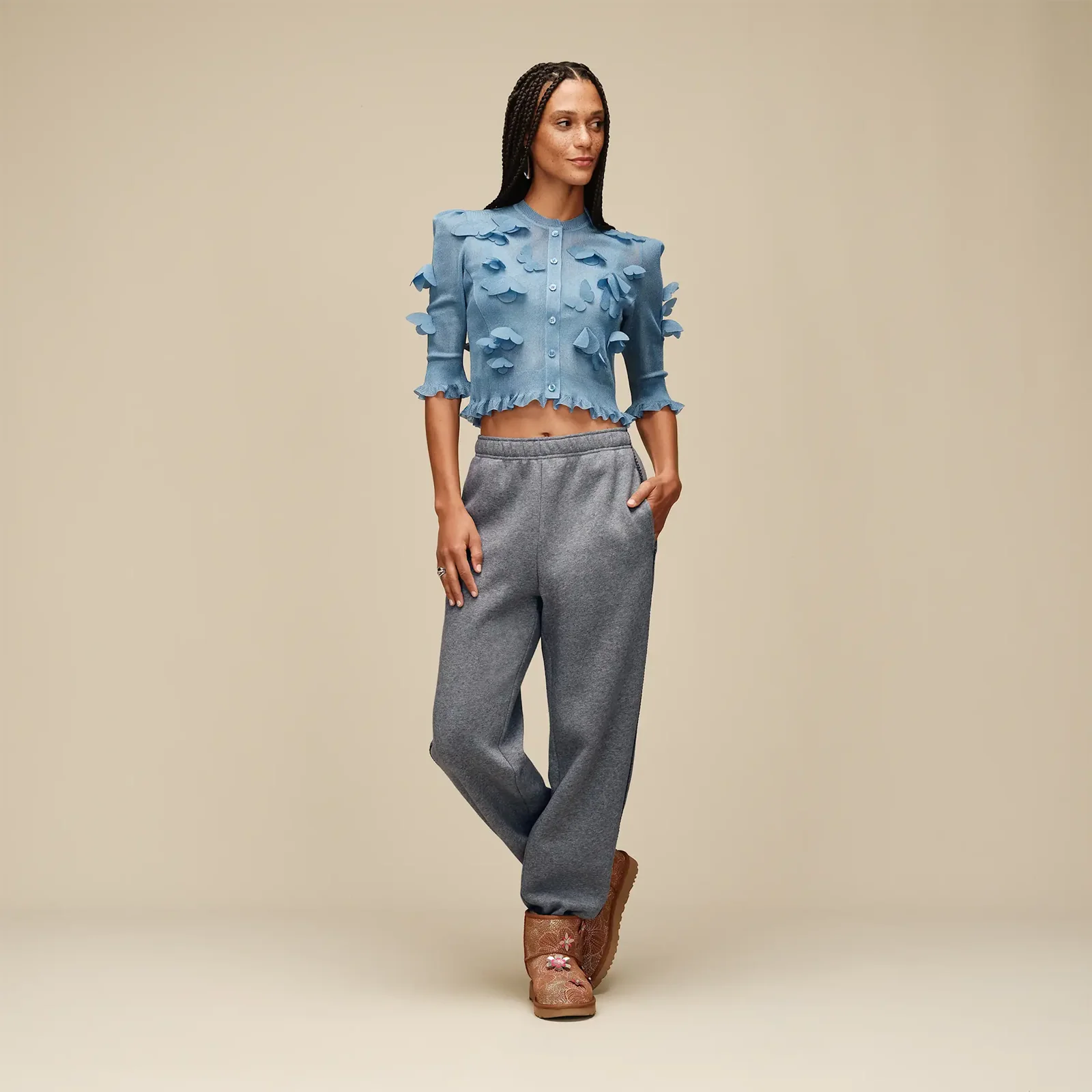 UGG® Classic Sweatpant (Women) - Medium Grey Heather - Image 5