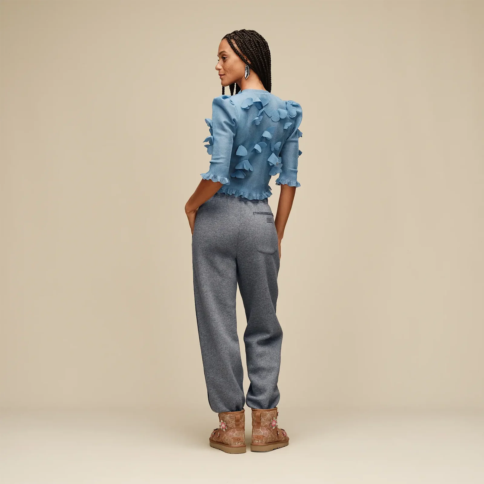 UGG® Classic Sweatpant (Women) - Medium Grey Heather - Image 6