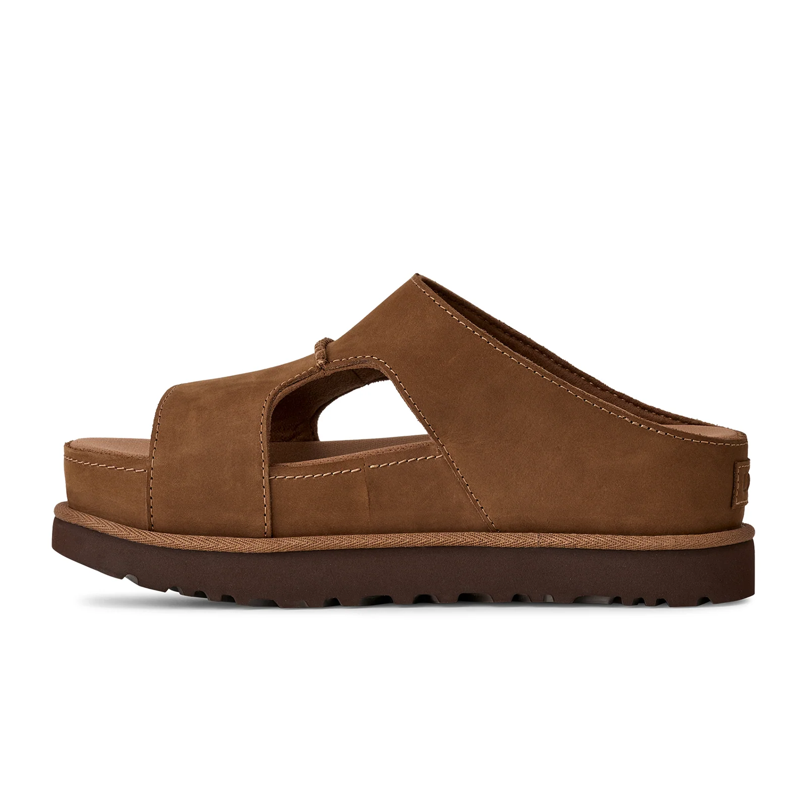 UGG® GoldenStar Hi Cutout Slide (Women) - Dark Chestnut - Image 2