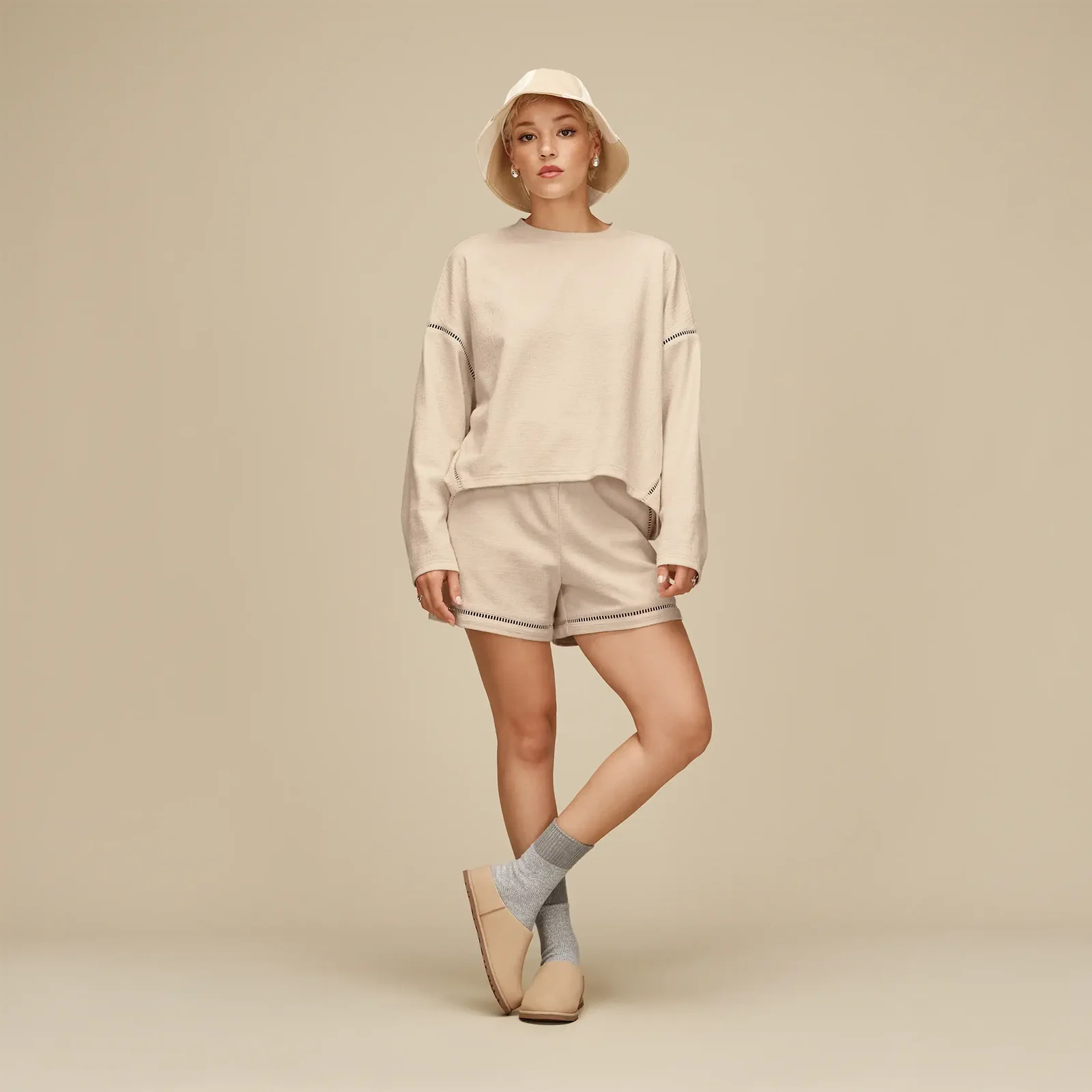 UGG® Hayvie Crewneck (Women) - Cream - Image 3