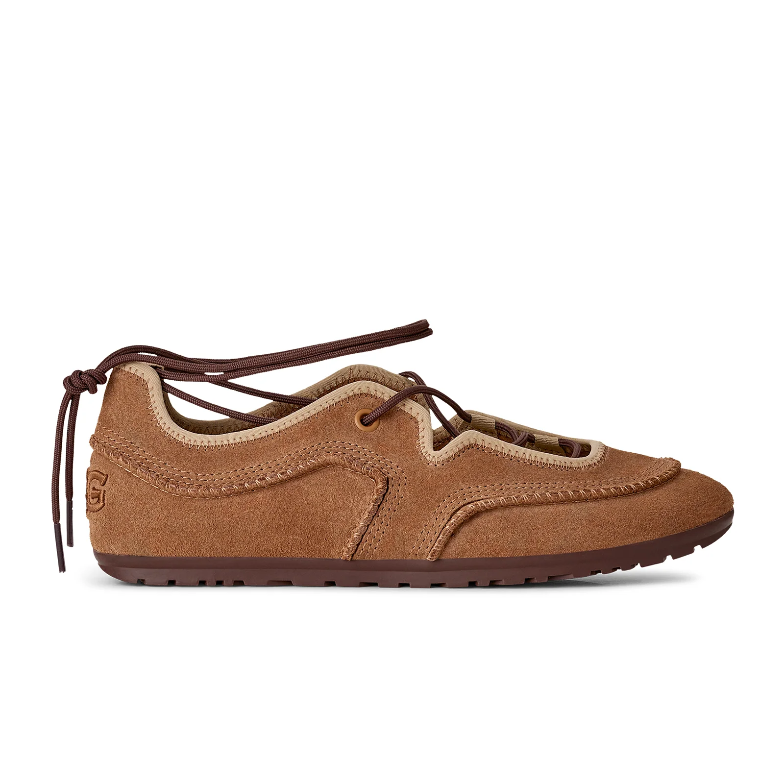UGG® Quill Ballet Sneaker (Women) - Chestnut/Sand