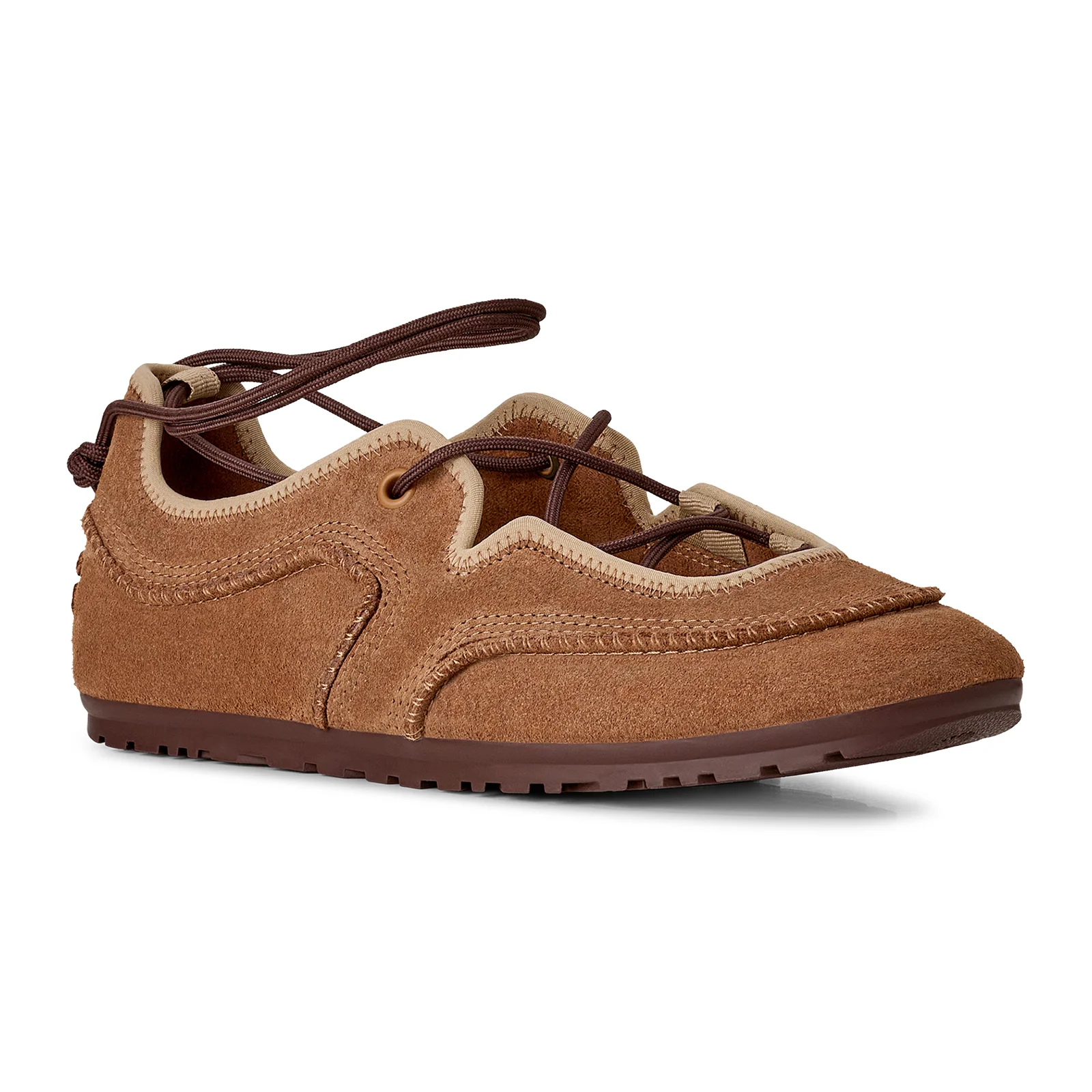 UGG® Quill Ballet Sneaker (Women) - Chestnut/Sand - Image 3