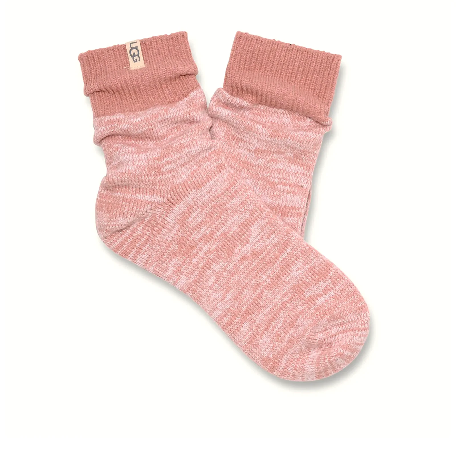 UGG® Rib Knit Slouchy Quarter (Women) - Blush - Image 2