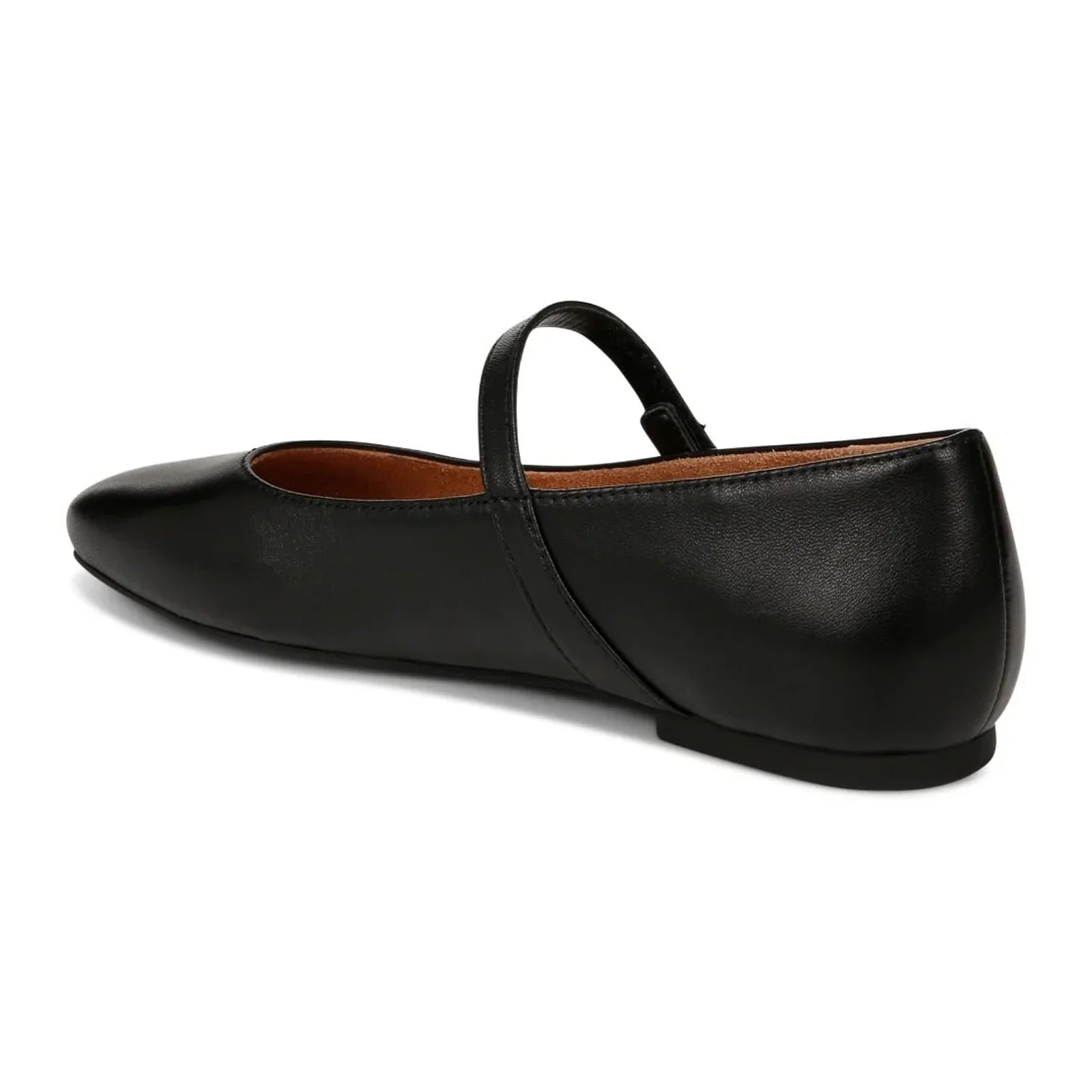 Vionic Alameda Mary Jane Flat (Women) - Black Leather - Image 3