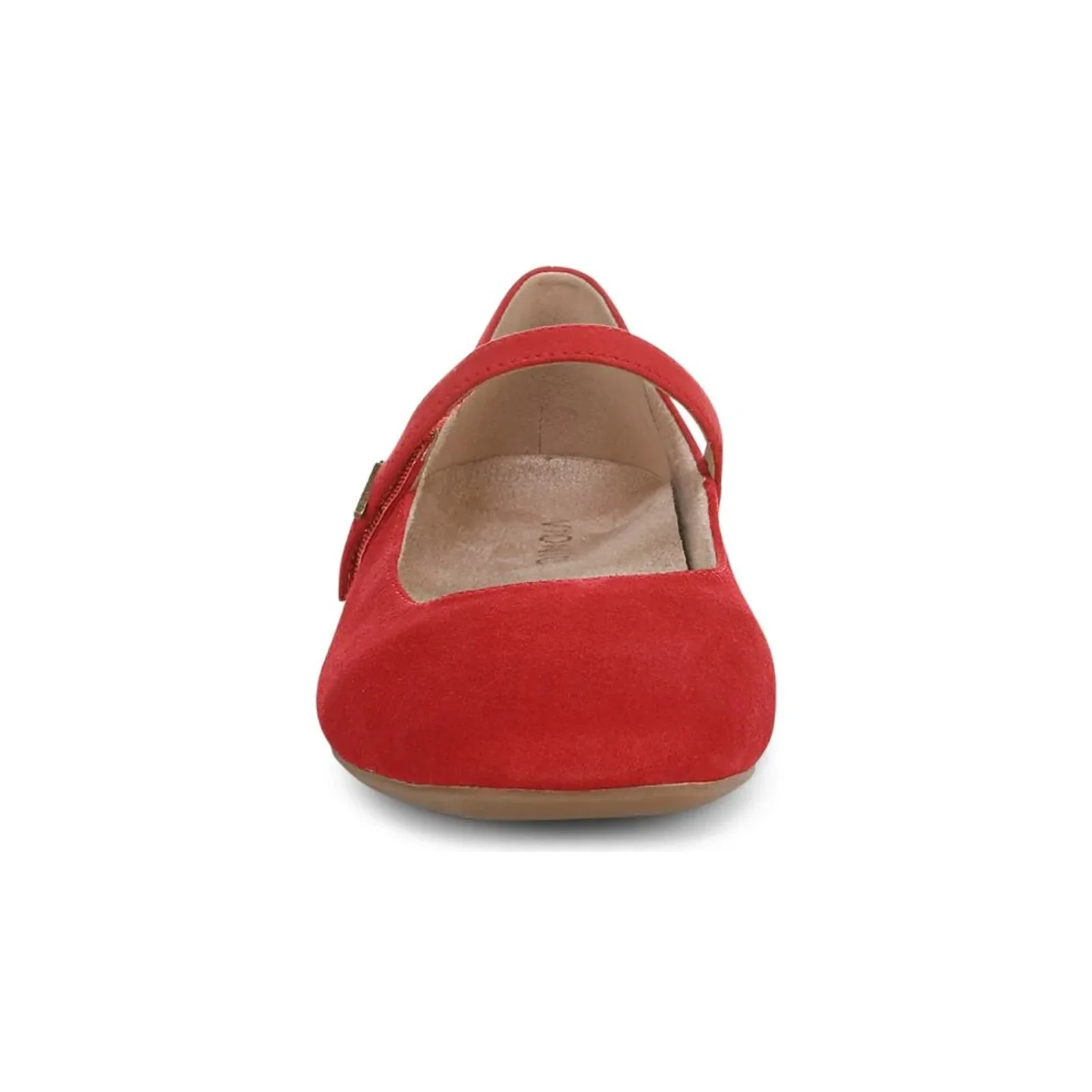 Vionic Alameda Mary Jane Flat (Women) - Red Suede - Image 3