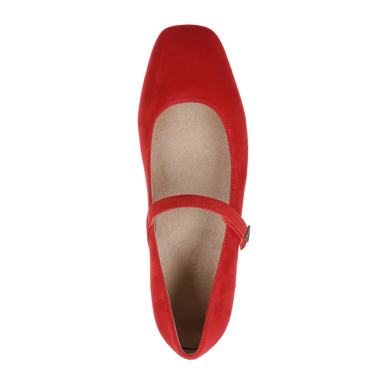 Vionic Alameda Mary Jane Flat (Women) - Red Suede - Image 6