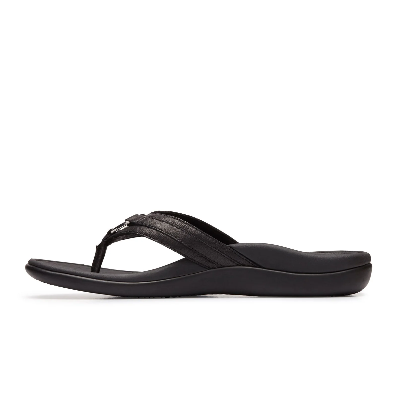 Vionic Aloe Sandal (Women) - Black Nappa Leather - Image 2
