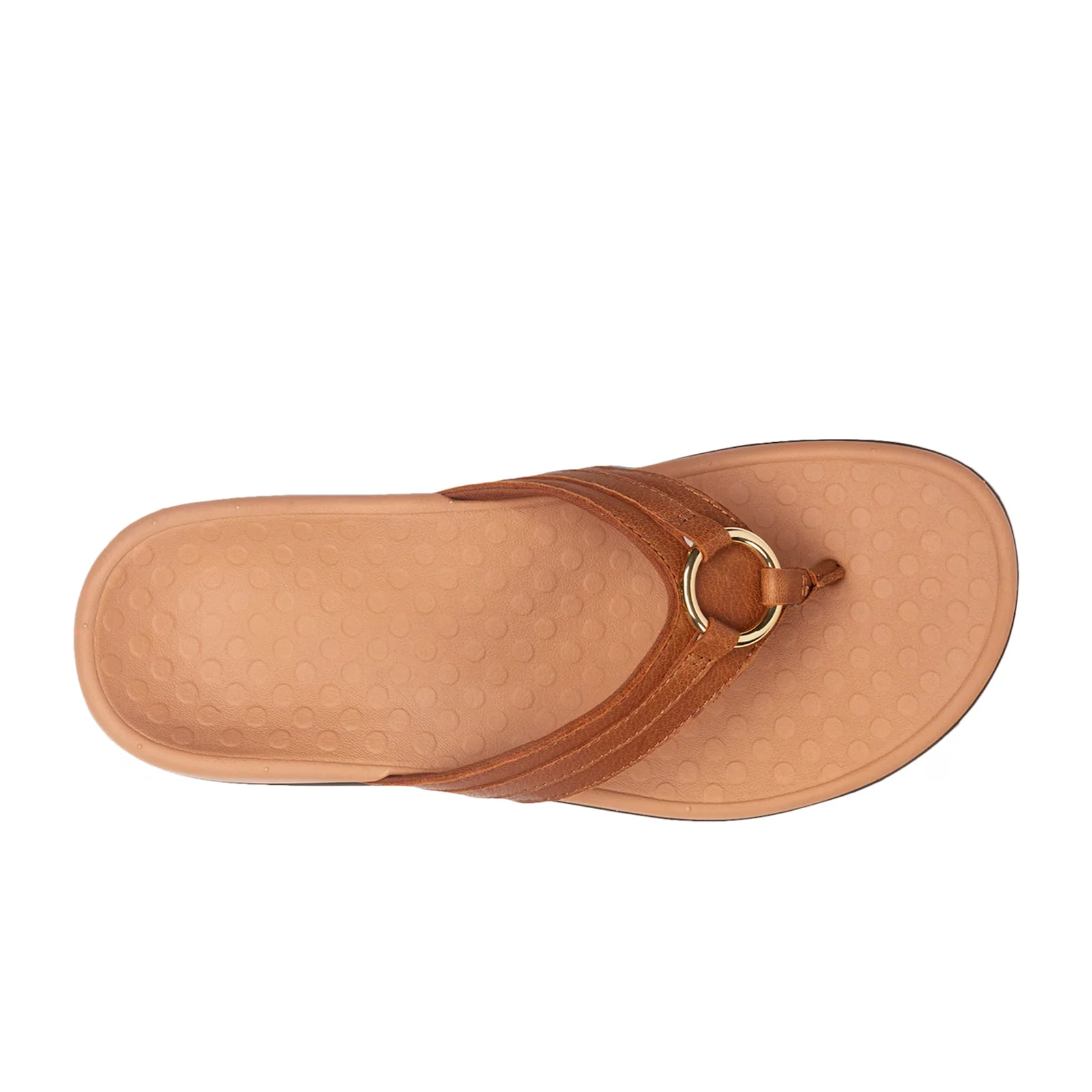 Vionic Aloe Sandal (Women) - Mocha Nappa Leather - Image 3