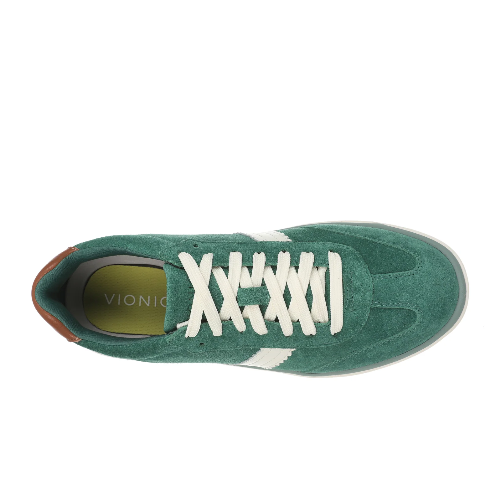 Vionic City Walk Sneaker (Women) - Posy Green Suede - Image 4