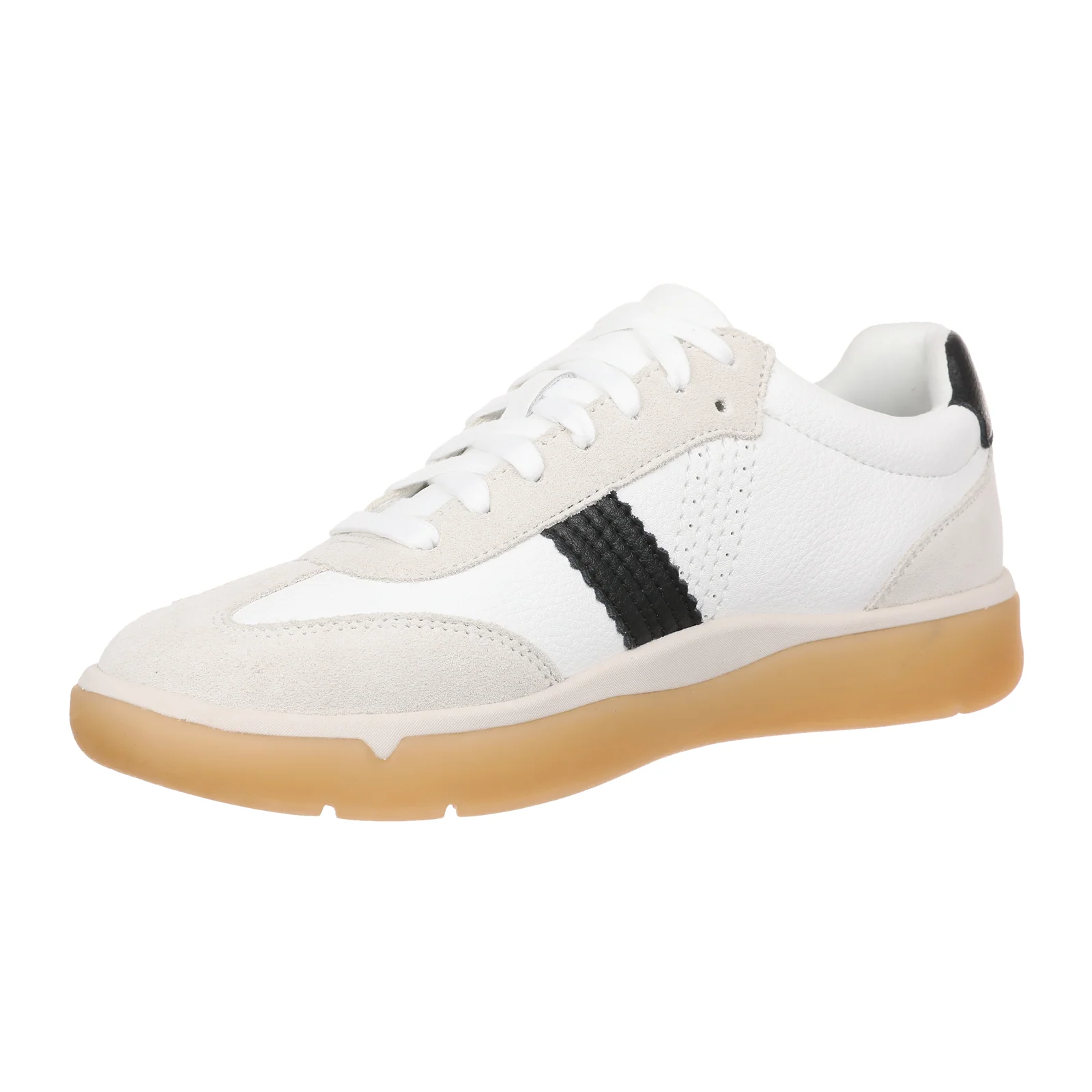 Vionic City Walk Sneaker (Women) - White/Black Leather - Image 2