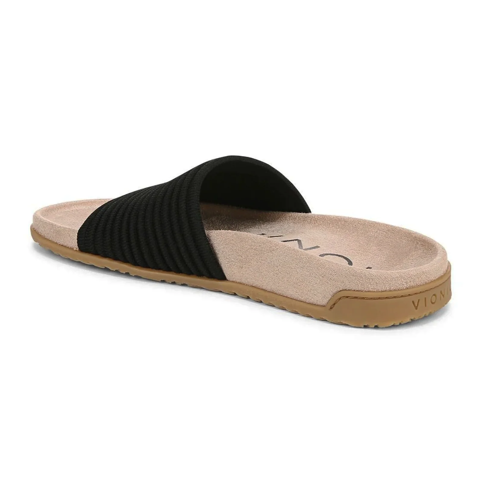 Vionic Evie Knit Slide Sandal (Women) - Black - Image 3