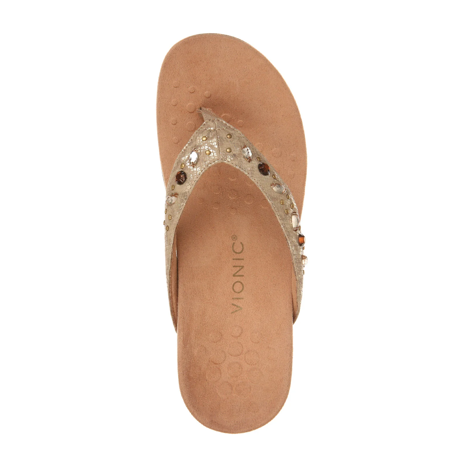 Vionic Lucia Sandal (Women) - Wheat Leopard Snake Syn - Image 2
