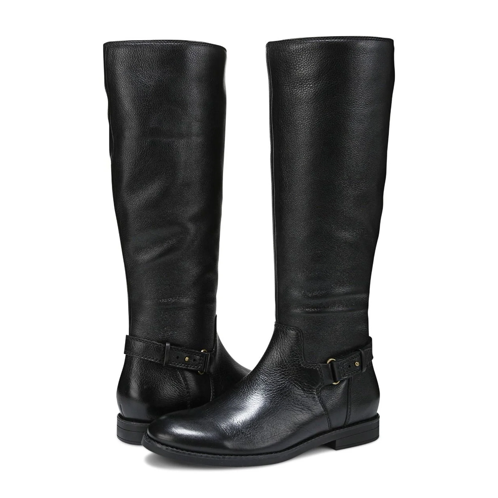 Vionic Rochelle Tall Wide Calf Boot (Women) - Black Leather - Image 7