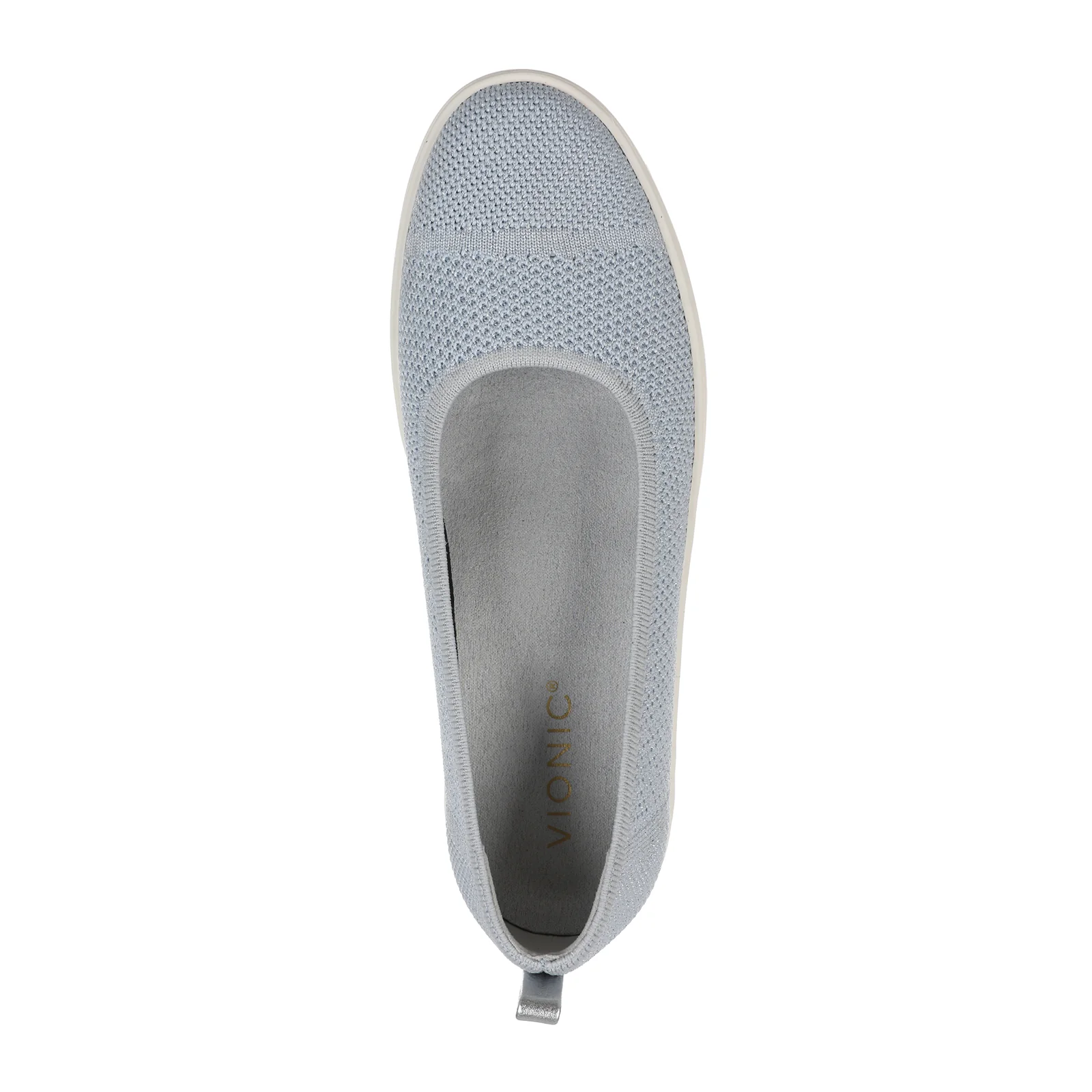 Vionic Uptown Skimmer Knit Slip On (Women) - Blue Mist/Silver - Image 4