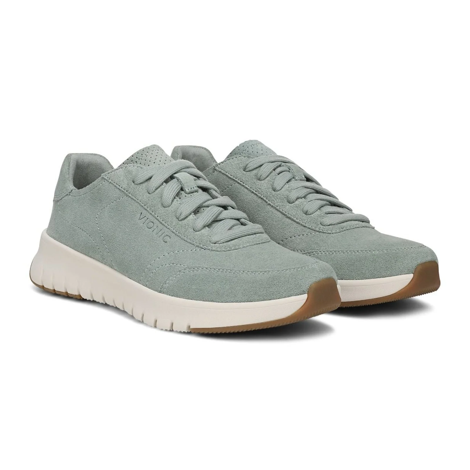 Vionic Uptown Sneaker (Women) - Iceburg Green Suede - Image 4