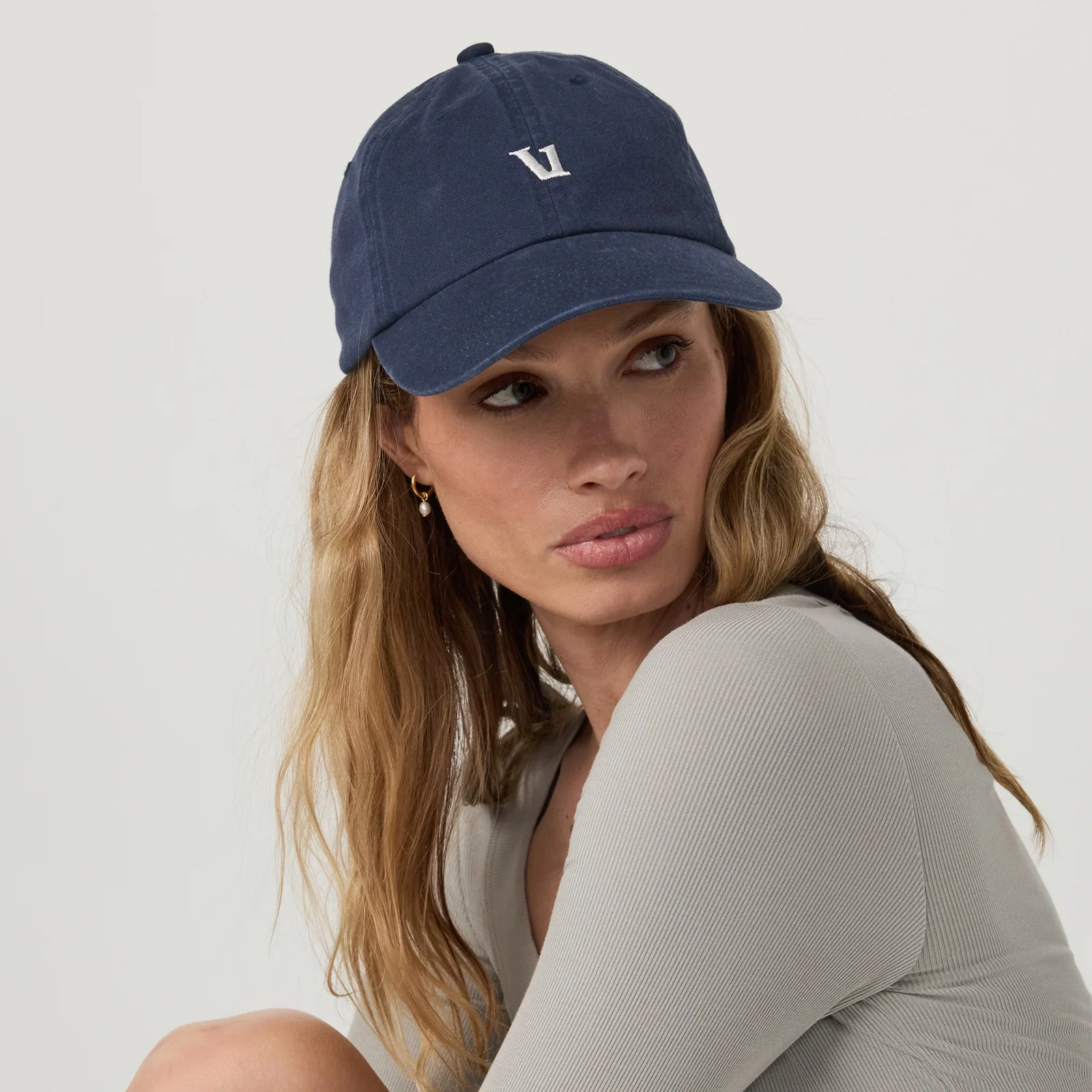 Vuori Dad Hat (Unisex) - Navy - Image 3