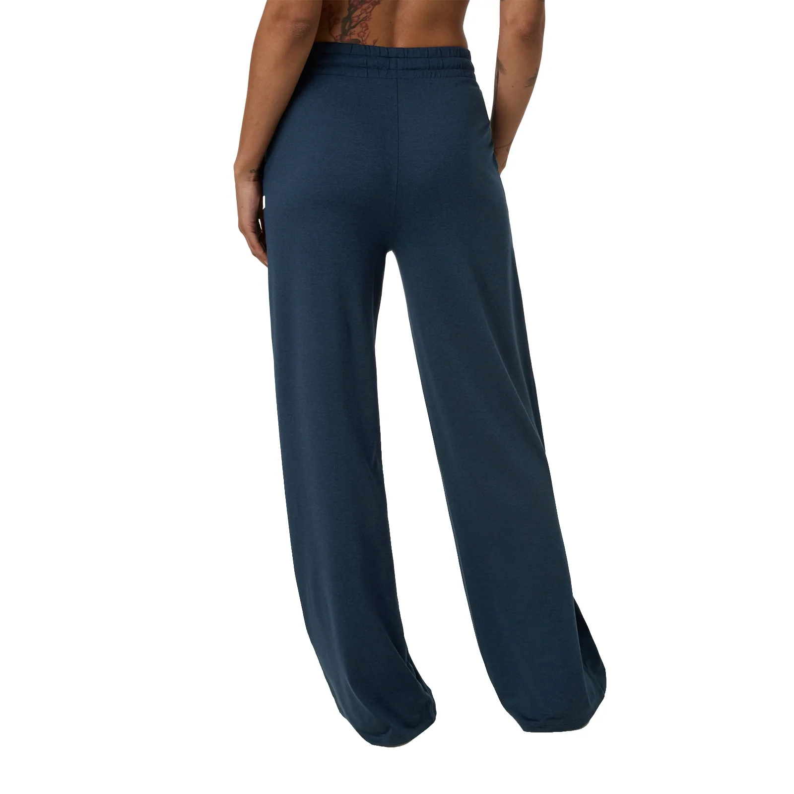 Vuori Halo Essential Wideleg Pant (Women) - Blue Coast Heather - Image 2