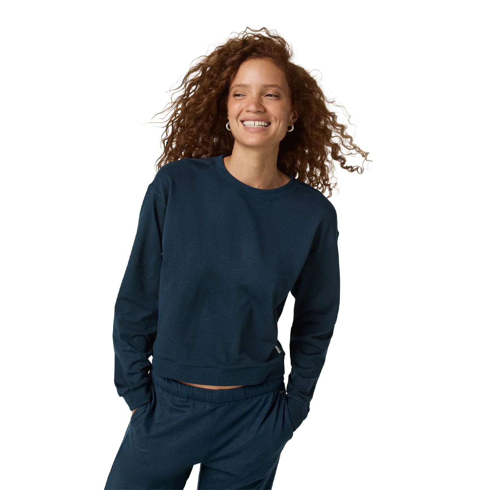 Vuori Halo Modern Crew (Women) - Blue Coast Heather