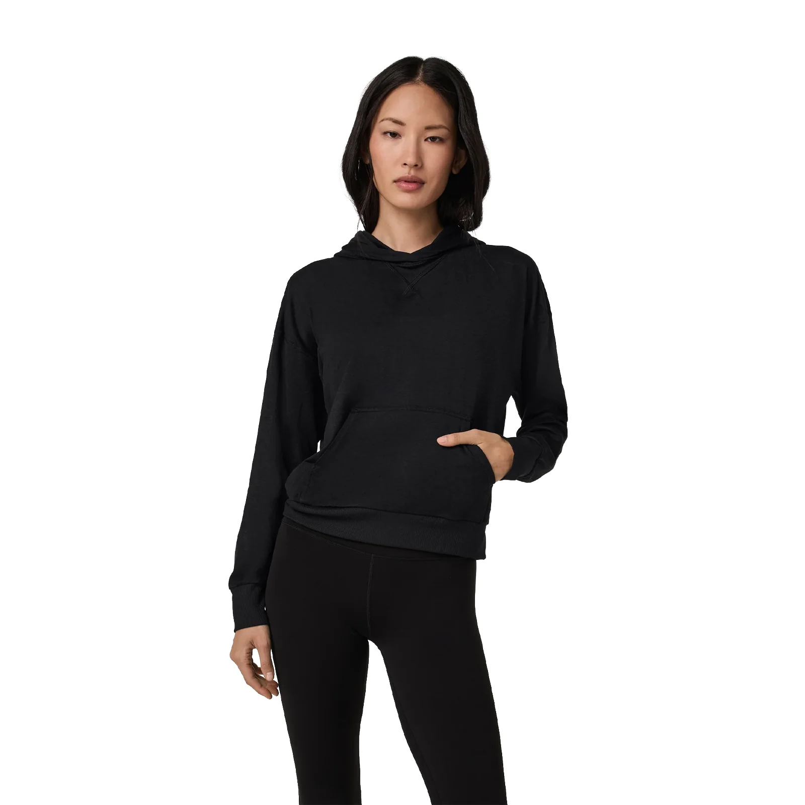Vuori Halo Modern Pullover Hoodie (Women) - Black Heather