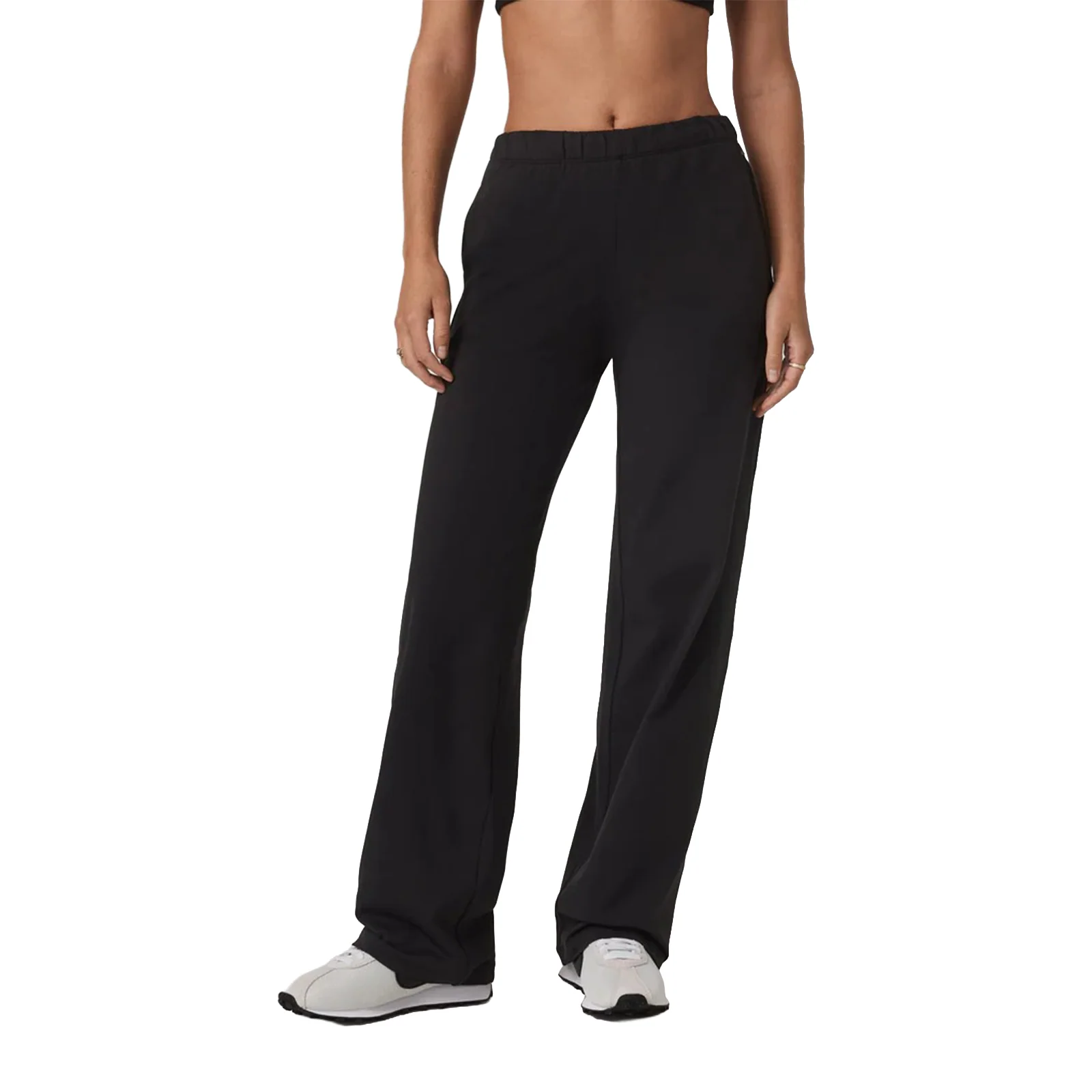 Vuori Halo Modern Straight Leg Pant (Women) - Solid Black