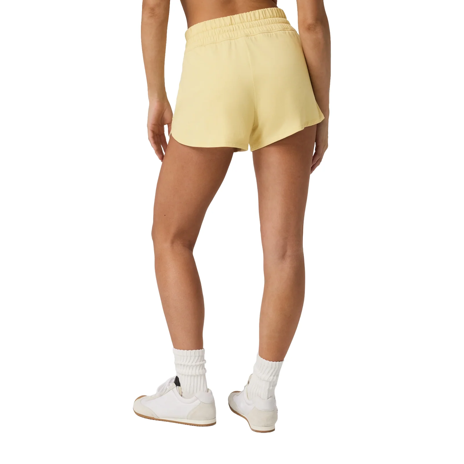 Vuori Halo Performance Short 2.0 (Women) - Lemon Snap Heather - Image 2