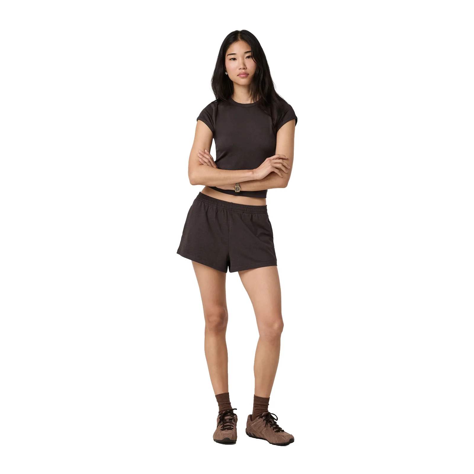 Vuori Halo Short (Women) - Java Heather - Image 3