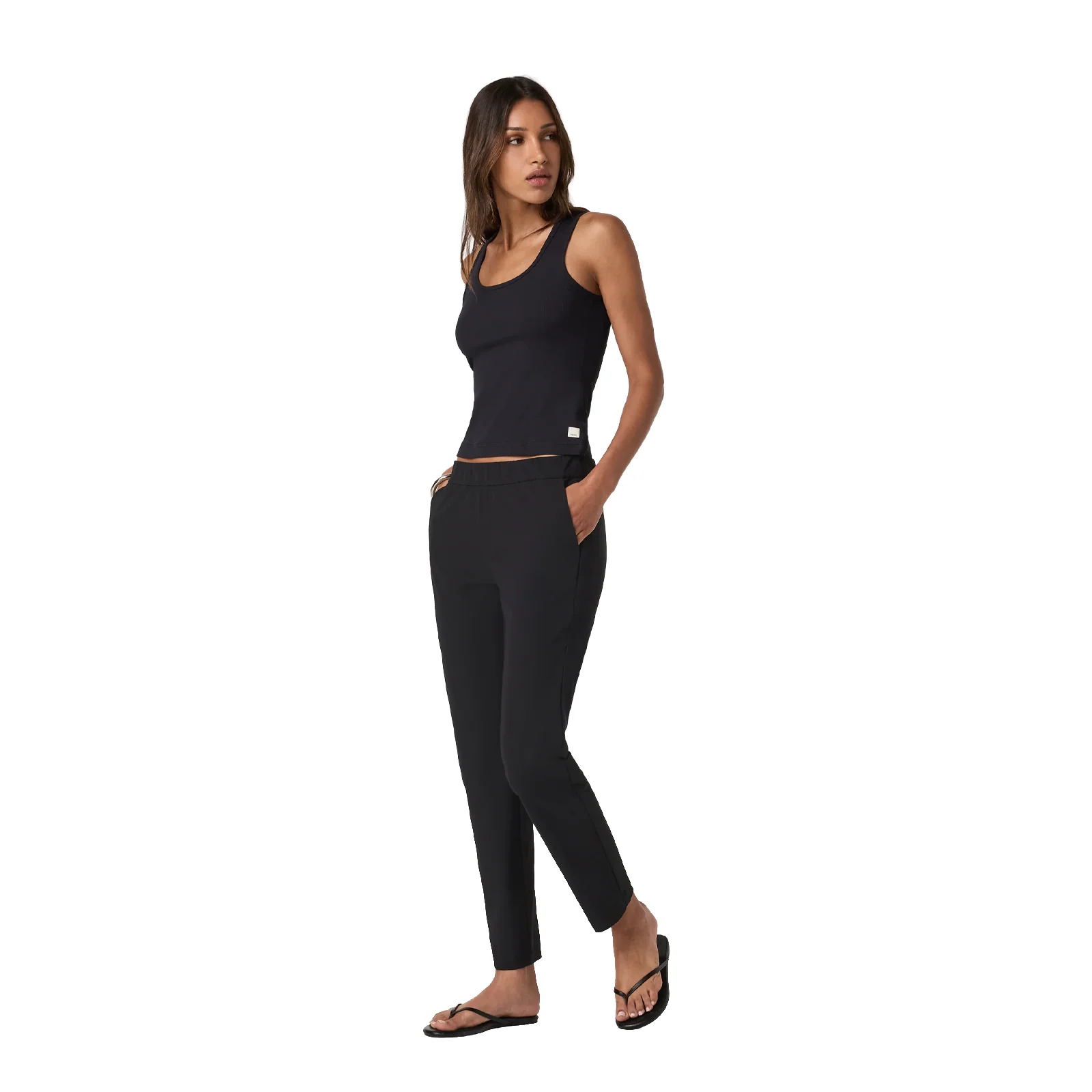 Vuori Miles Ankle Pant (Women) - Black - Image 4