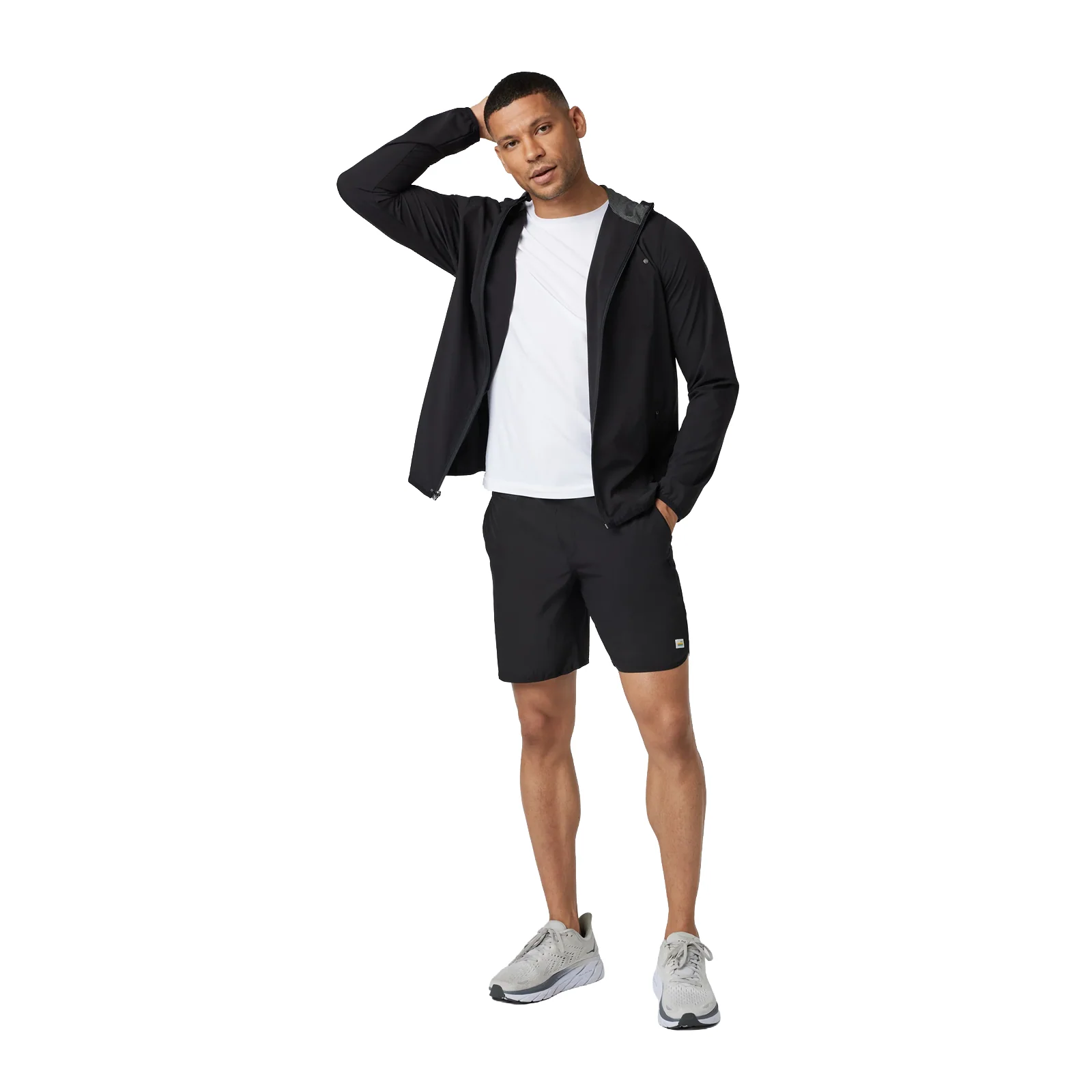 Vuori Outdoor Trainer Shell (Men) - Black - Image 4