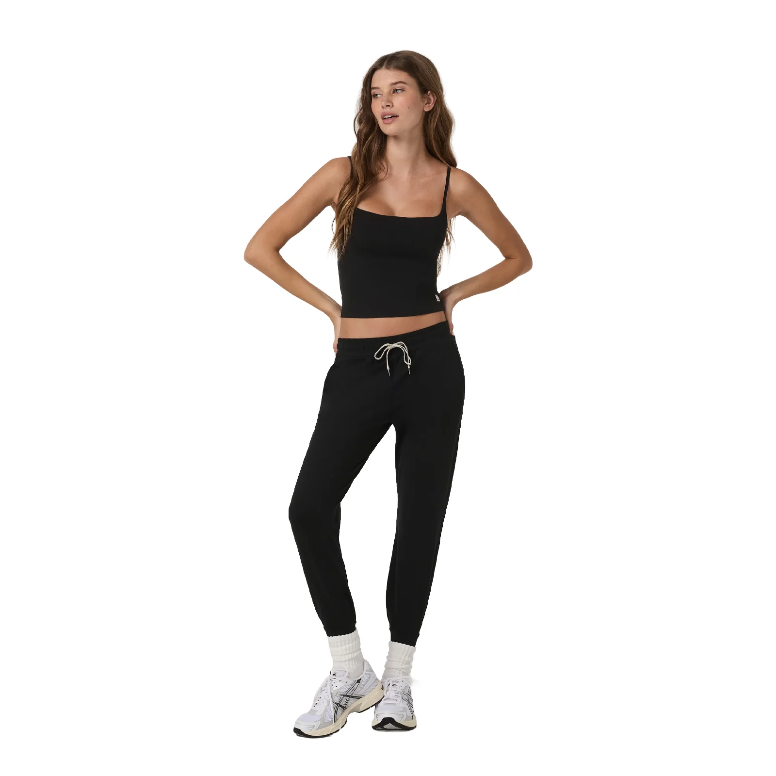 Vuori Performance Jogger (Women) - Black Heather - Image 3