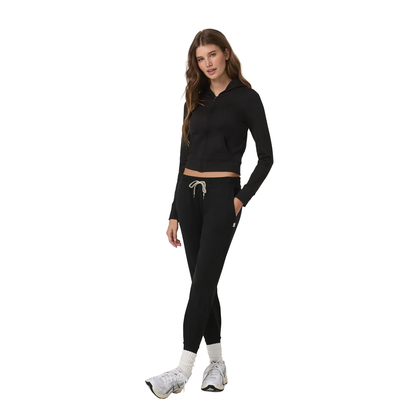 Vuori Performance Jogger (Women) - Black Heather - Image 4