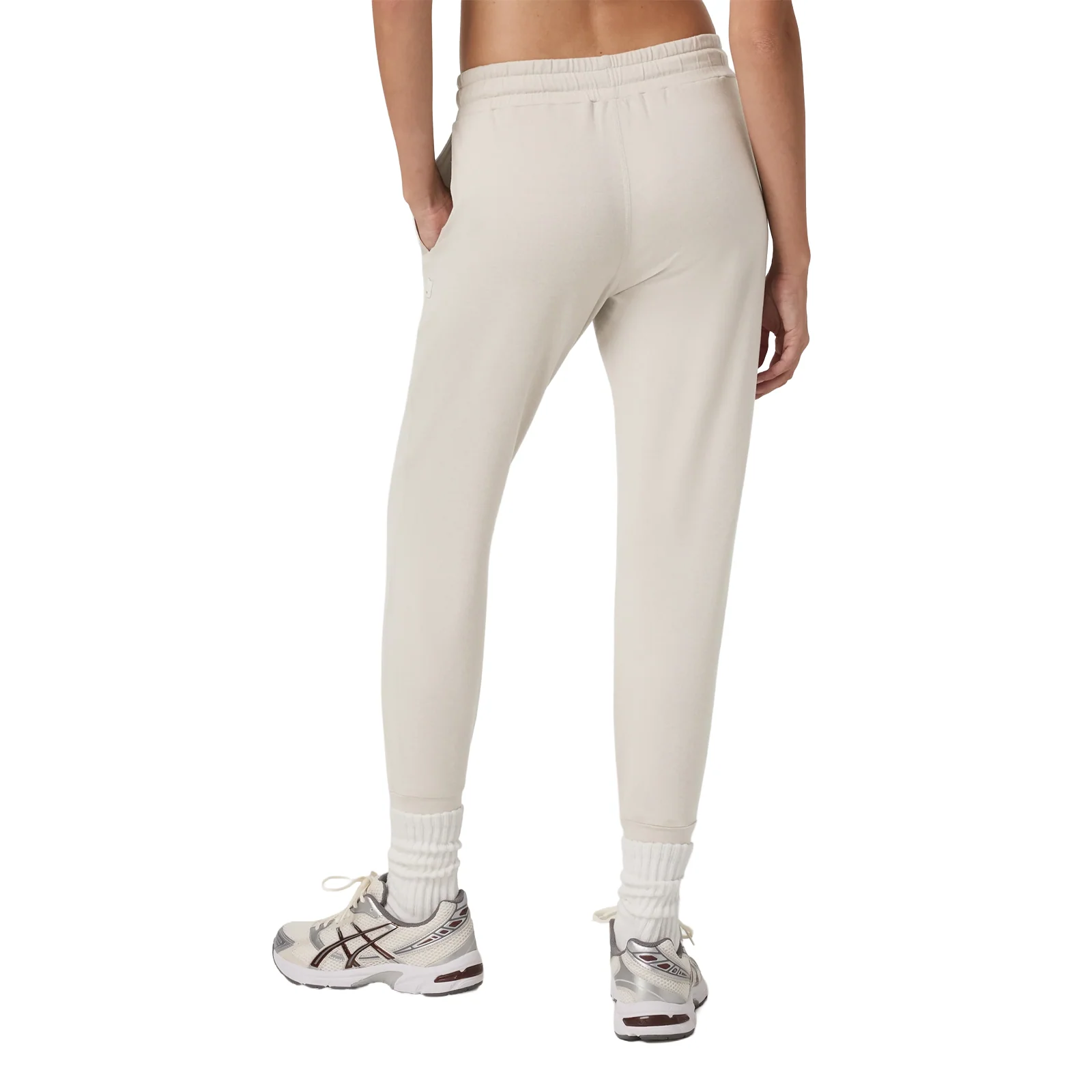 Vuori Performance Jogger (Women) - Ecru Heather - Image 2
