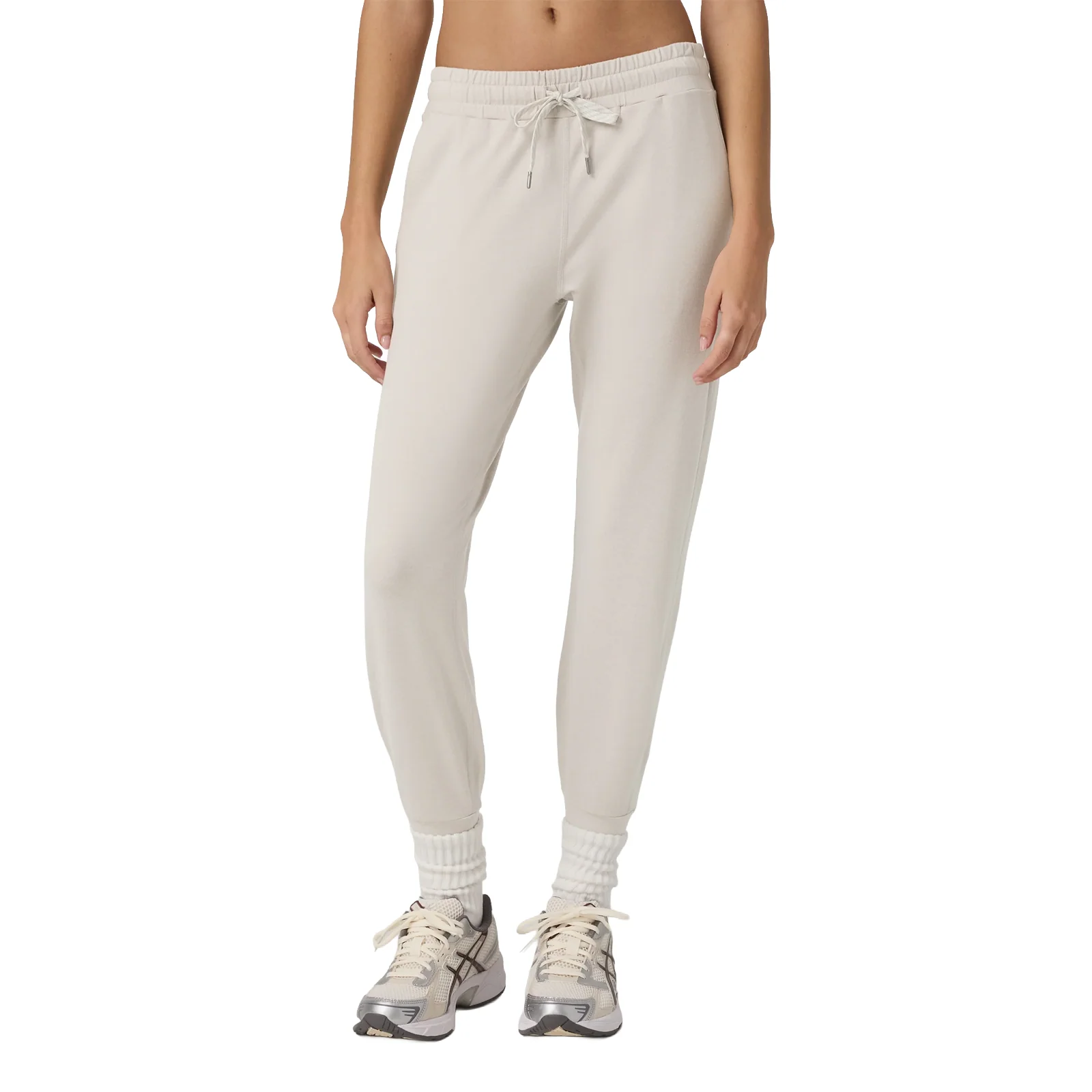 Vuori Performance Jogger (Women) - Ecru Heather - Image 3
