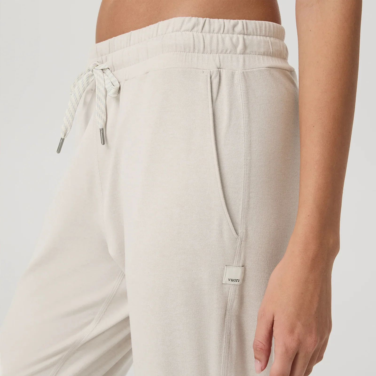 Vuori Performance Jogger (Women) - Ecru Heather - Image 6