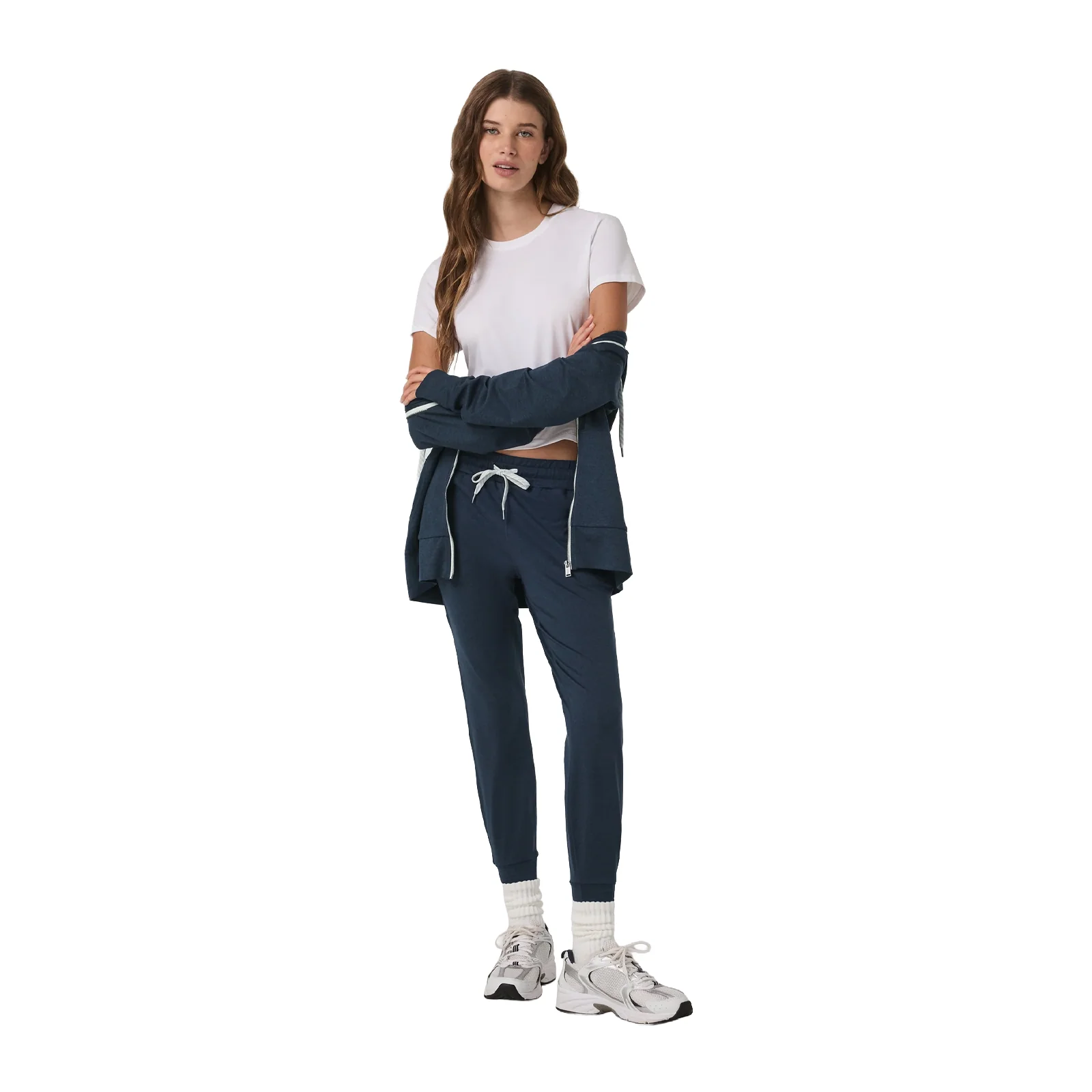 Vuori Performance Jogger (Women) - Midnight Heather - Image 4
