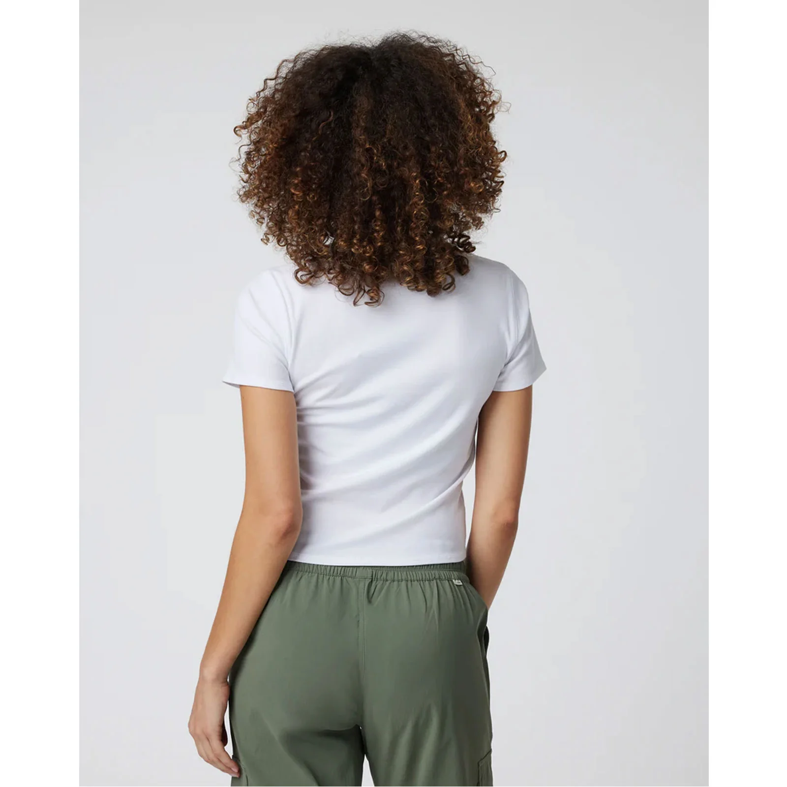 Vuori Pose Fitted Tee (Women) - White - Image 2
