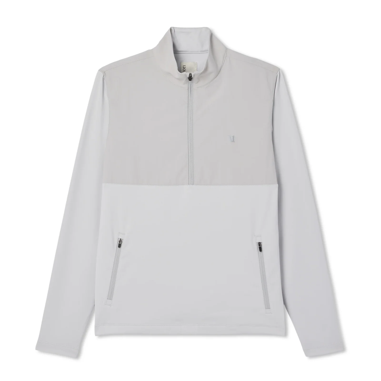 Vuori Sunday Element Half Zip (Men) - Frost Grey