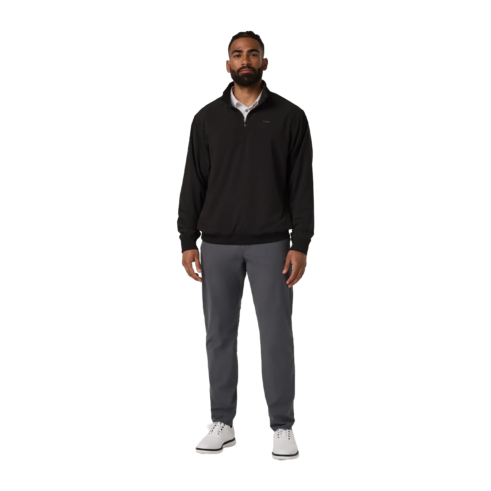Vuori Venture 1/4 Zip (Men) - Black - Image 4