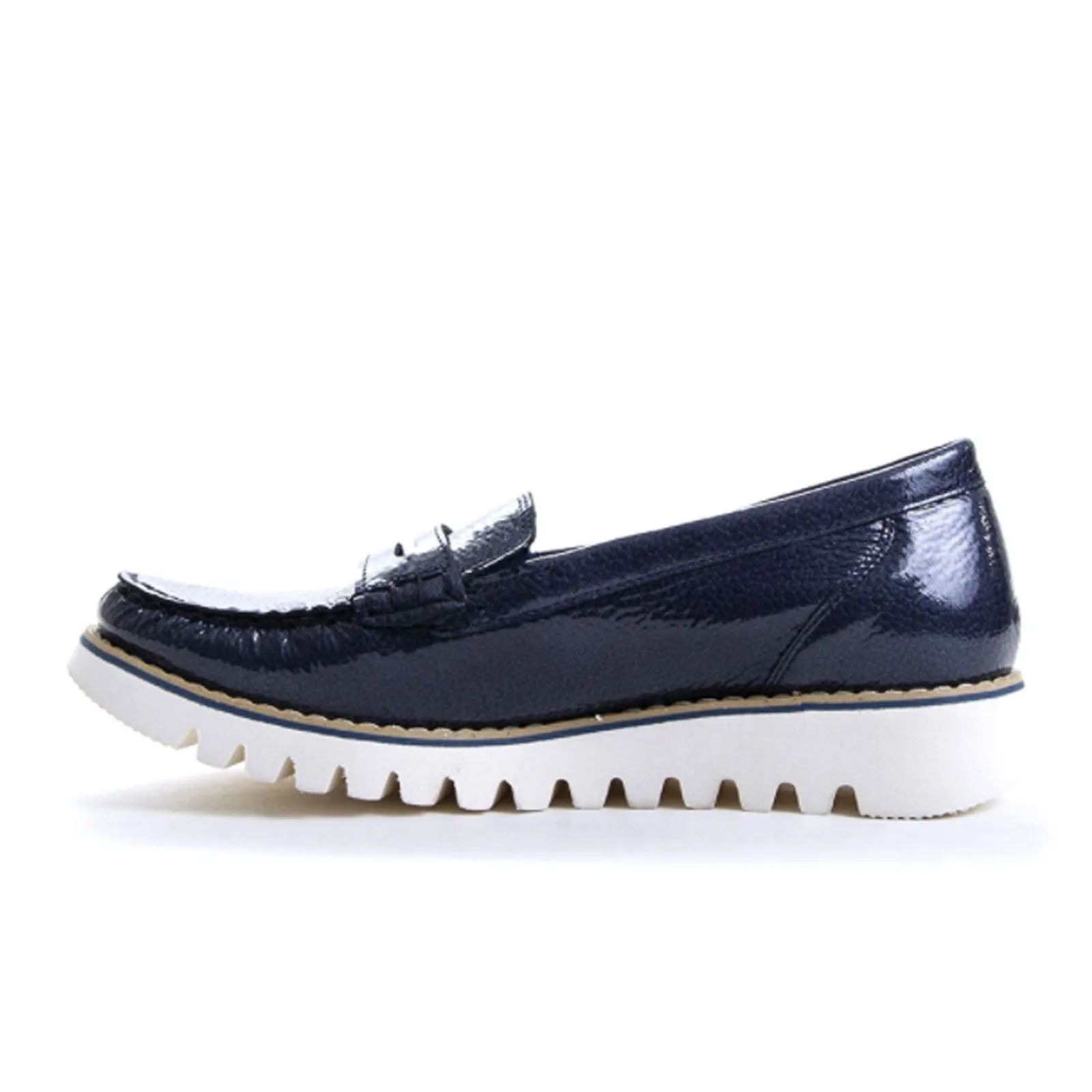 Waldlaufer Lyla 926504 Slip On Loafer (Women) - Patent Navy - Image 2