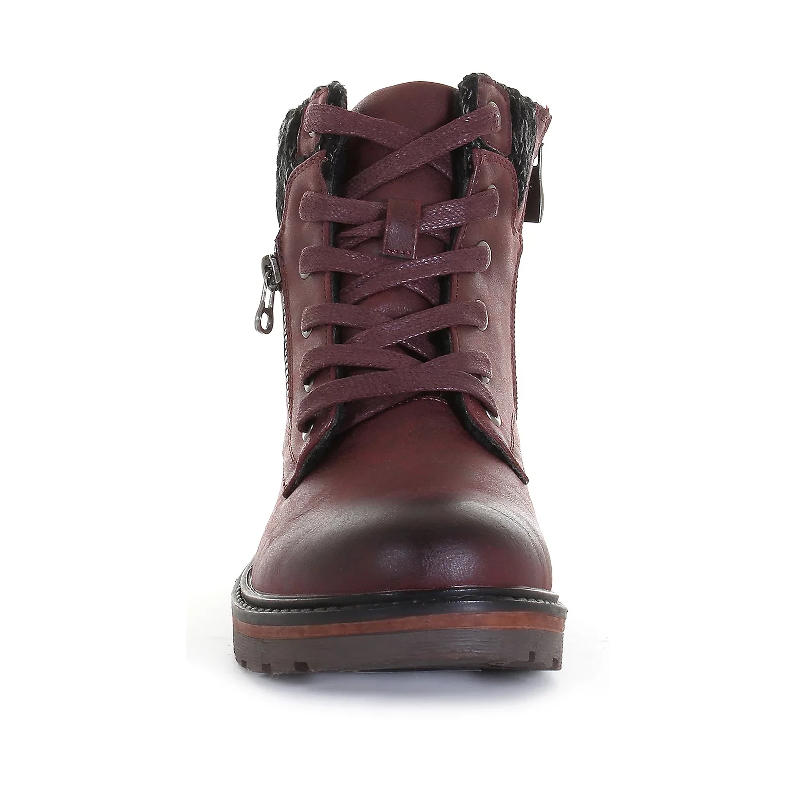 Wanderlust Amy Ankle Boot (Women) - Burgundy - Image 3