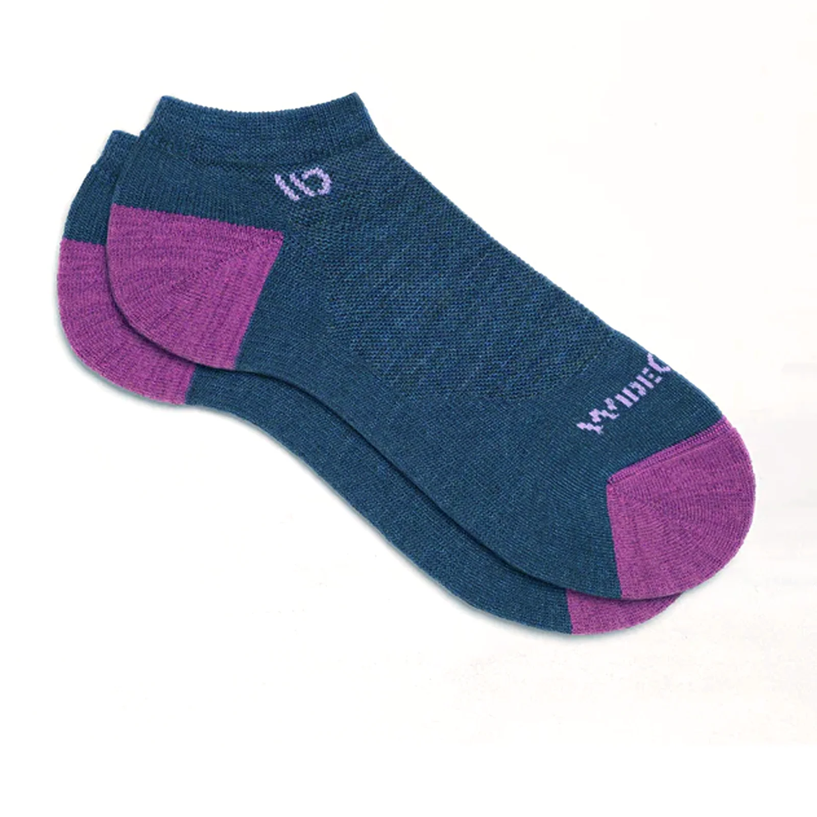 Wide Open Solid Cushioned No Show Sock (Women) - Denim