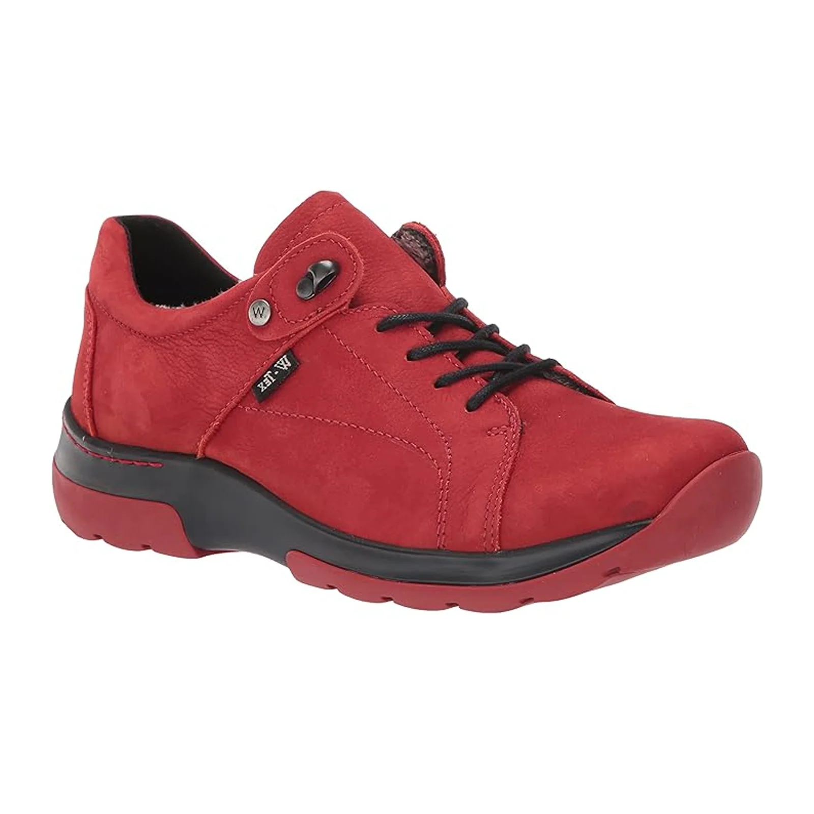 Wolky Cajun Lace Up (Women) - Dark Red Antique Nubuck