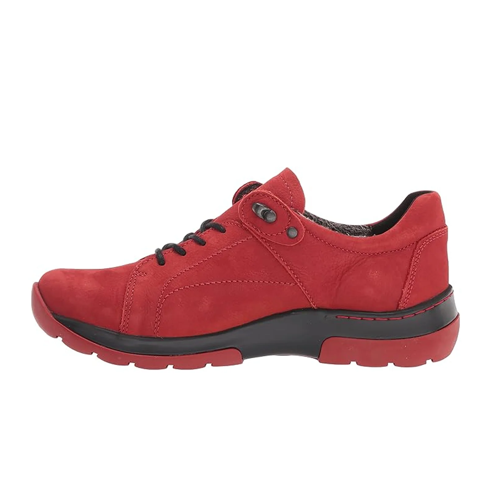 Wolky Cajun Lace Up (Women) - Dark Red Antique Nubuck - Image 2