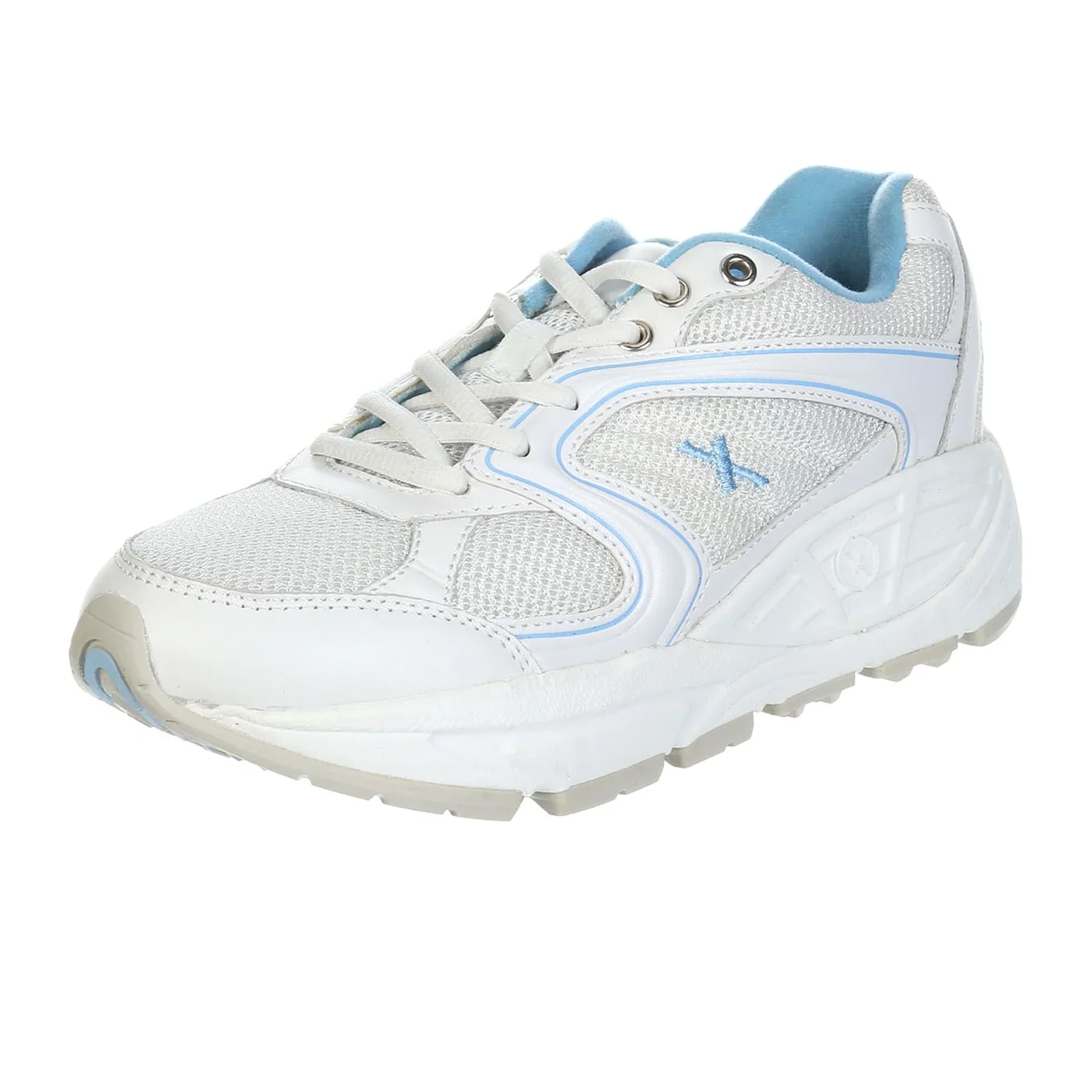 Xelero Matrix II Mesh Walking Shoe (Women) - White/Blue - Image 2