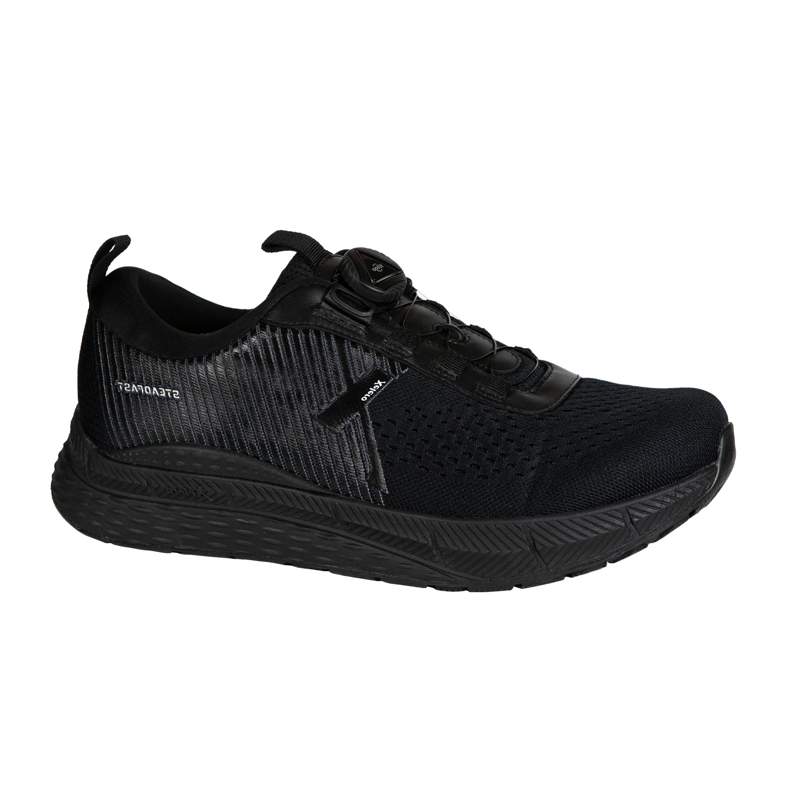 Xelero Steadfast Walking Shoe (Men) - Black FitGo
