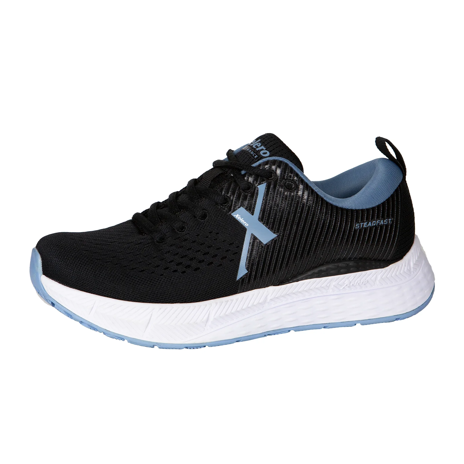 Xelero Steadfast Walking Shoe (Women) - Black/Periwinkle - Image 2