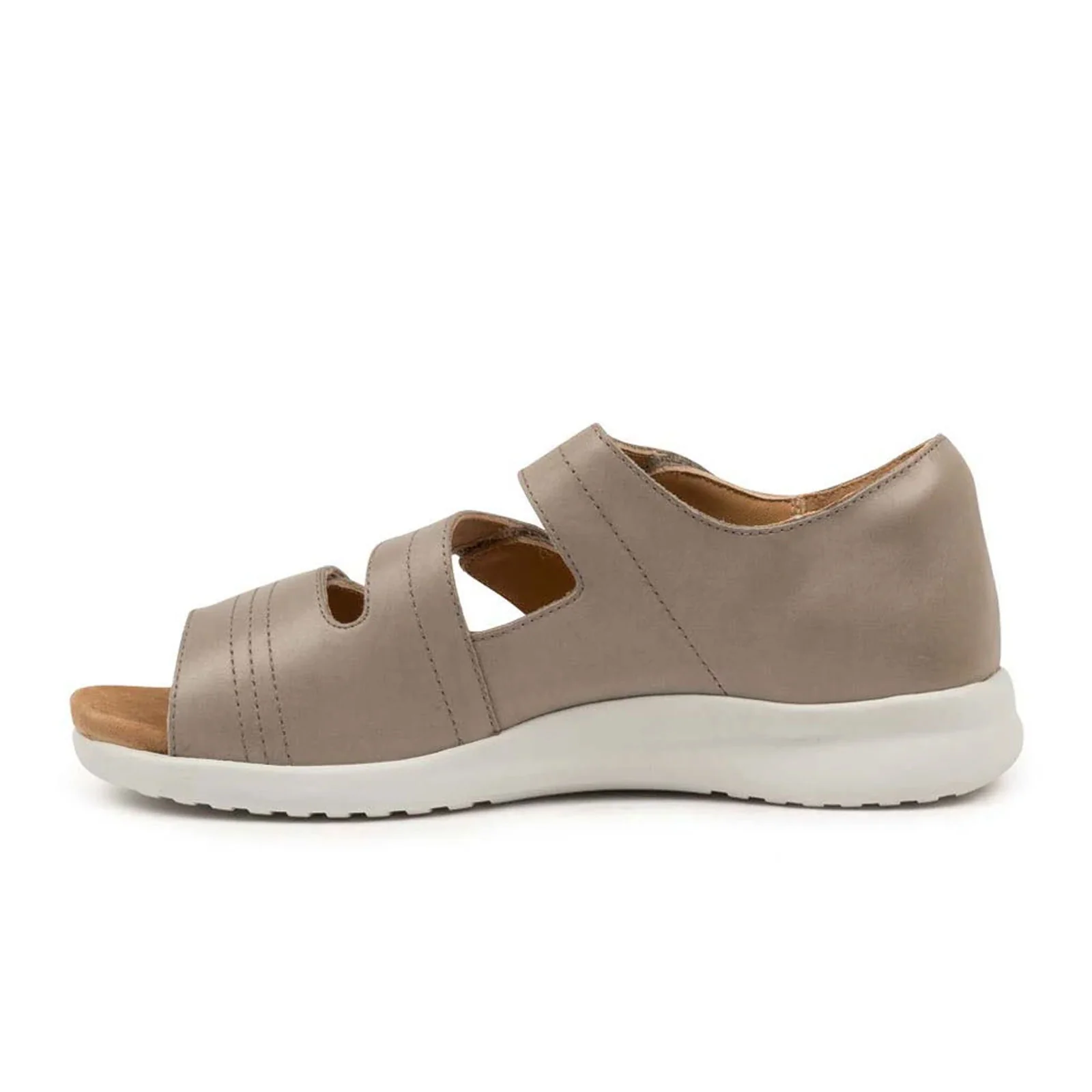 Ziera Bardot Wide Sandal (Women) - Misty/White Sole - Image 2