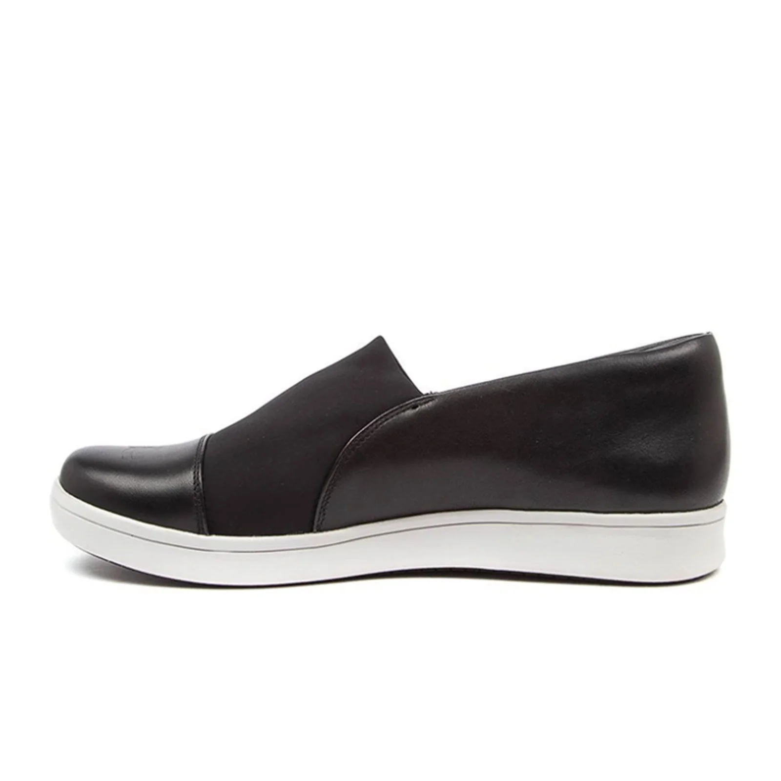 Ziera Duke Slip On (Women) - Black Leather/Neoprene - Image 2