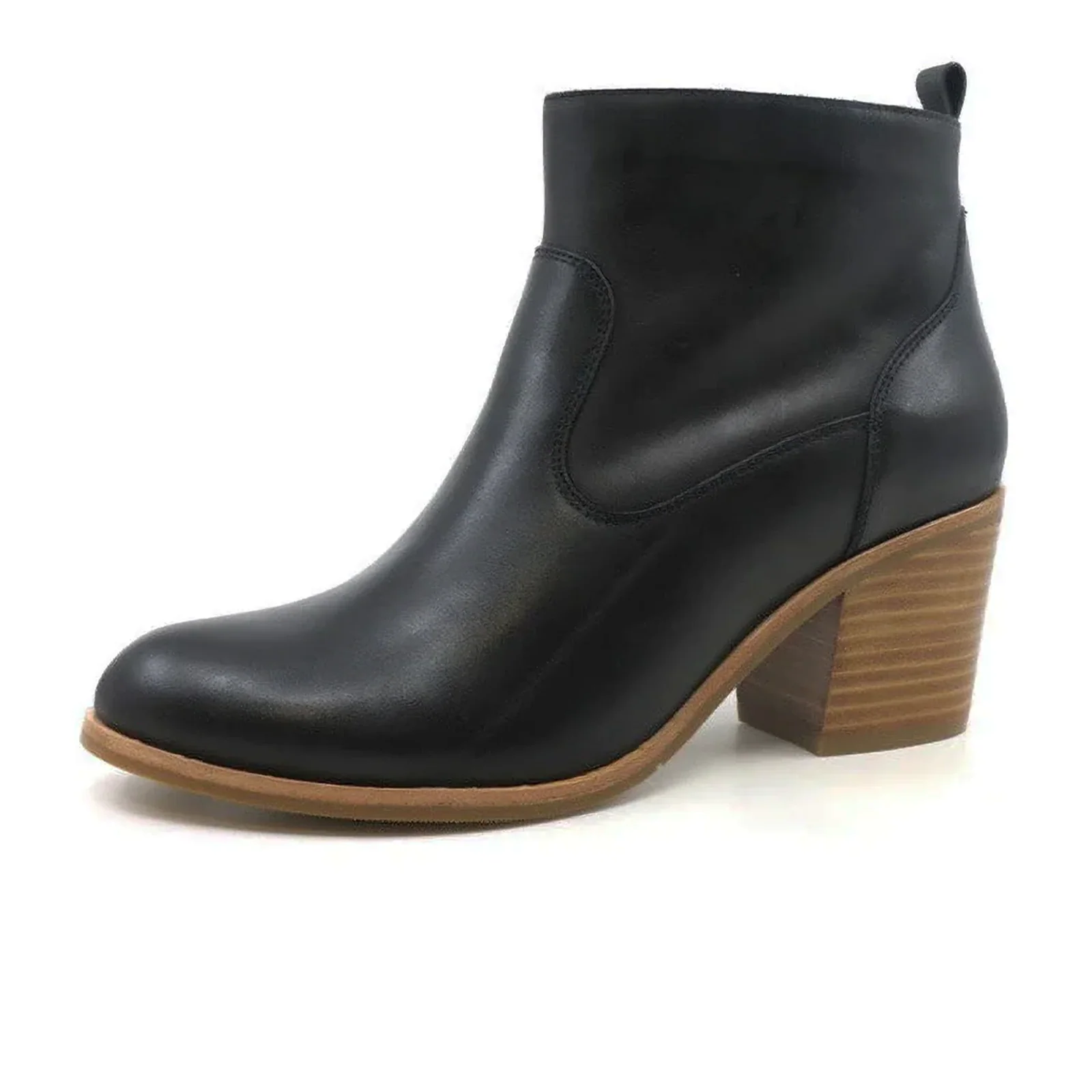 Ziera Landins Boot (Women) - Black Leather - Image 2
